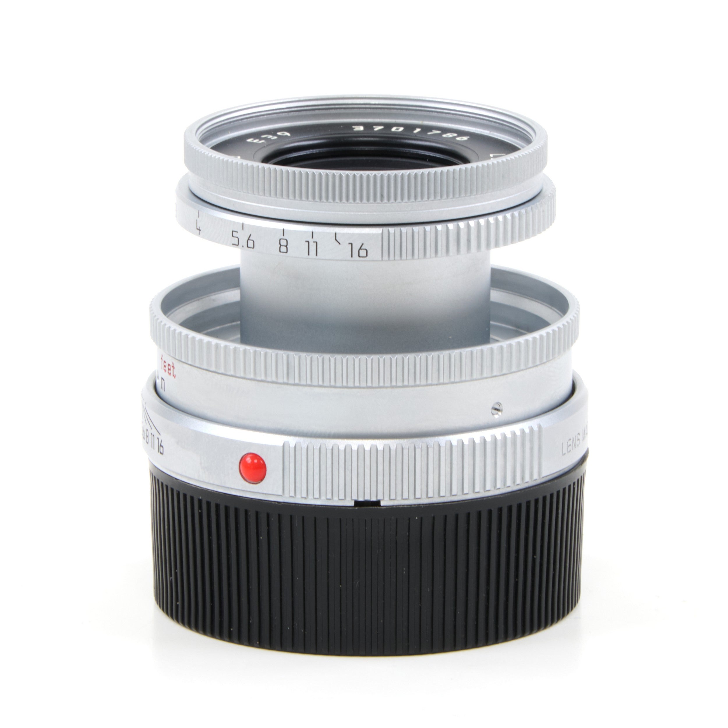 Leica 50mm f2.8 Elmar-M Silver + Box