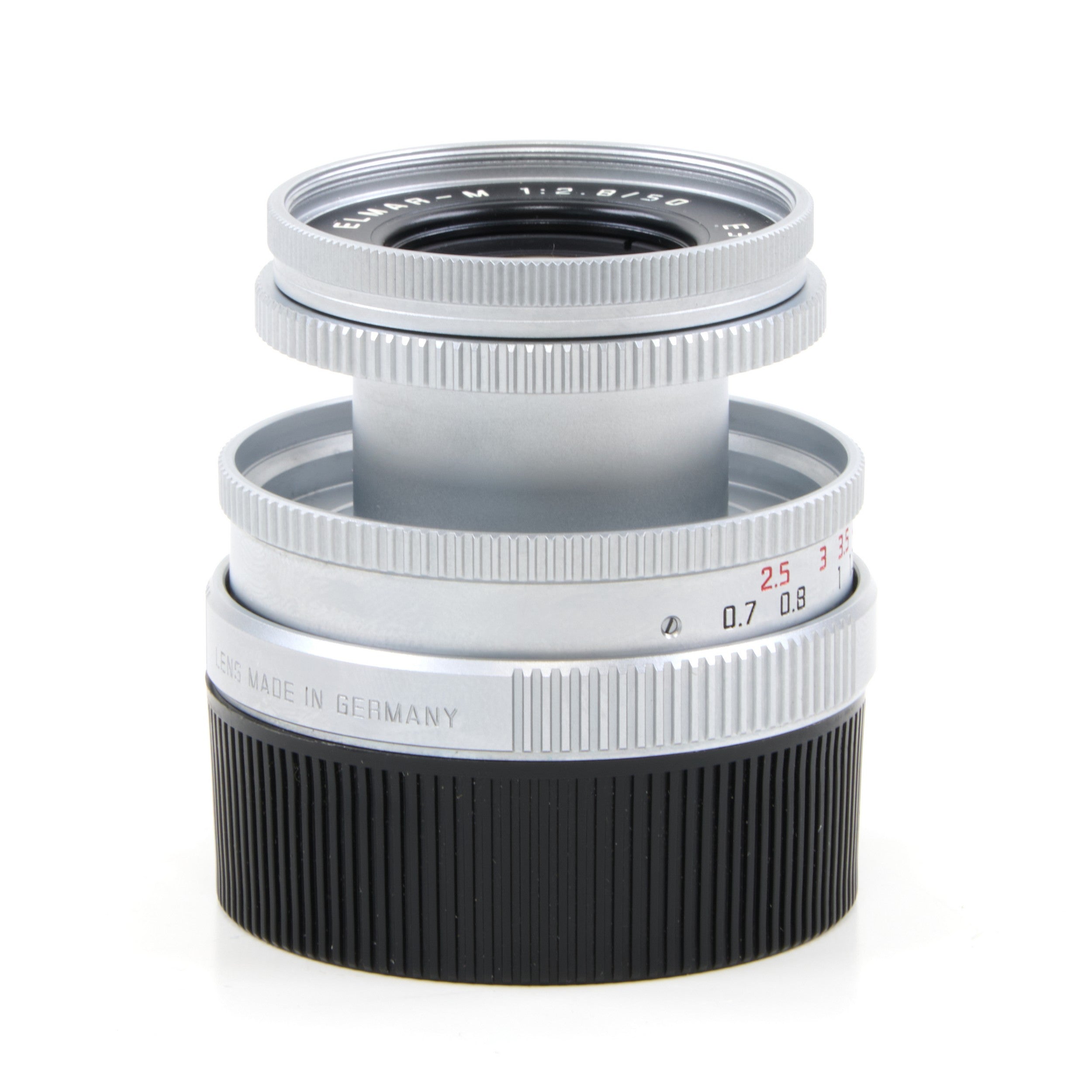 Leica 50mm f2.8 Elmar-M Silver + Box