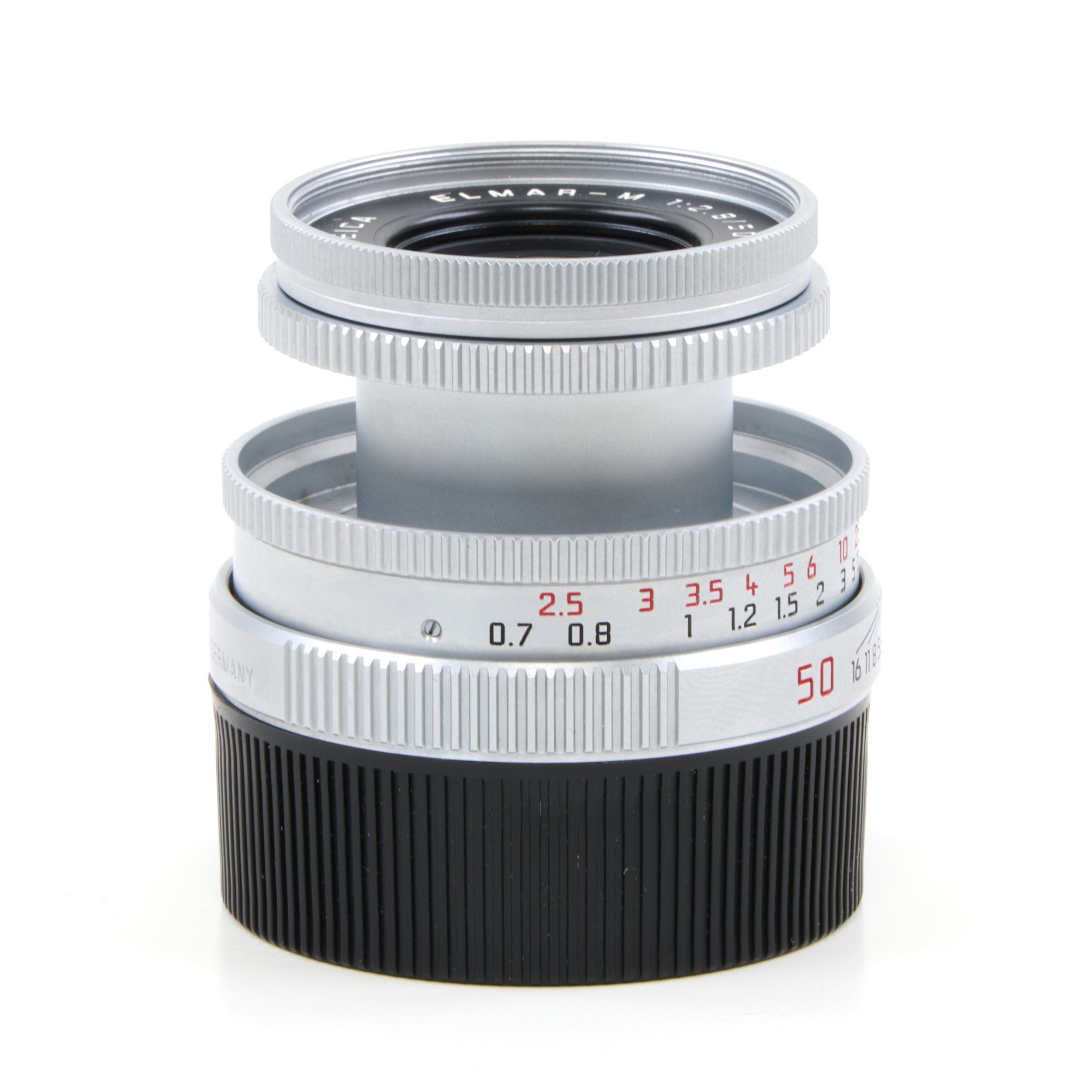 Leica 50mm f2.8 Elmar-M Silver + Box