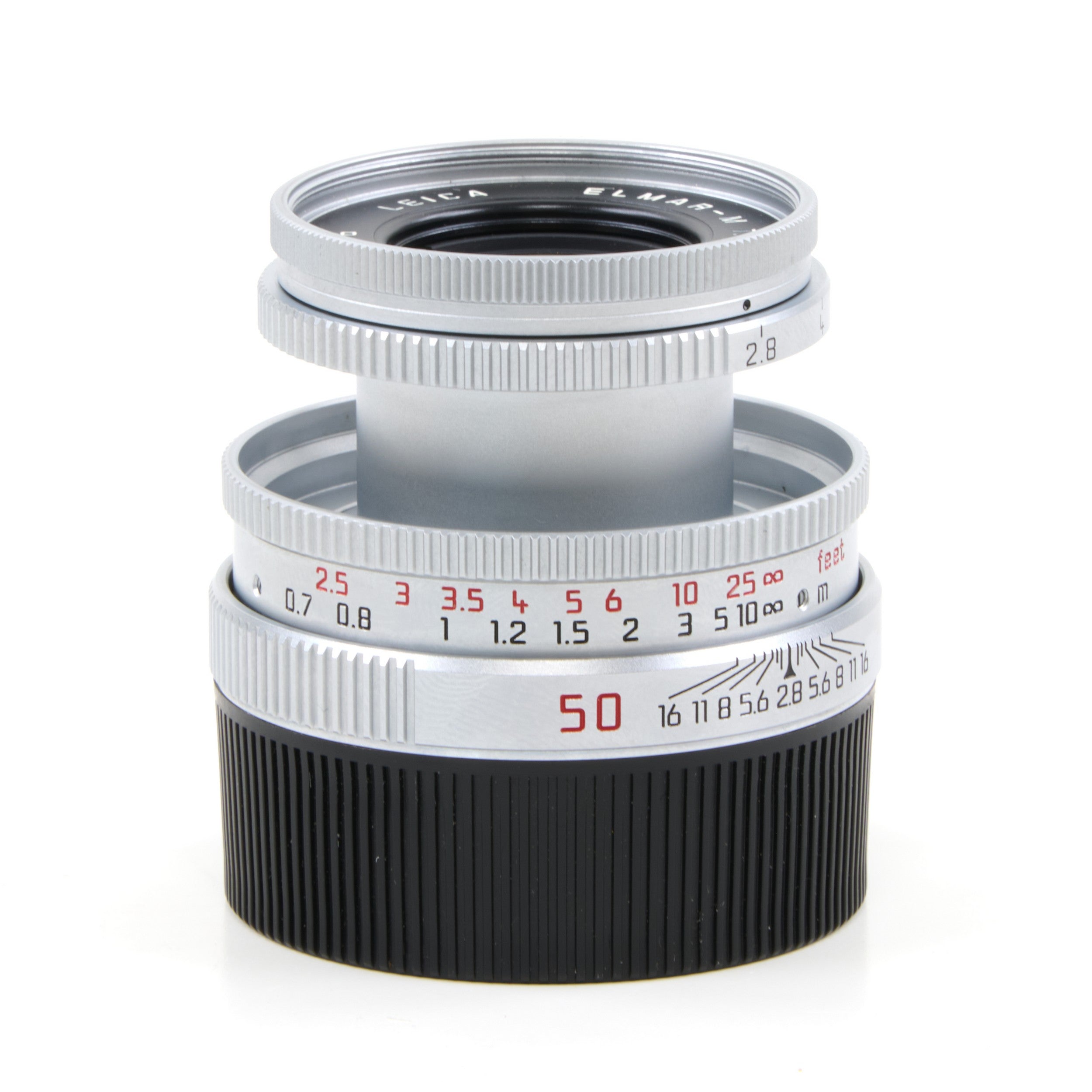Leica 50mm f2.8 Elmar-M Silver + Box
