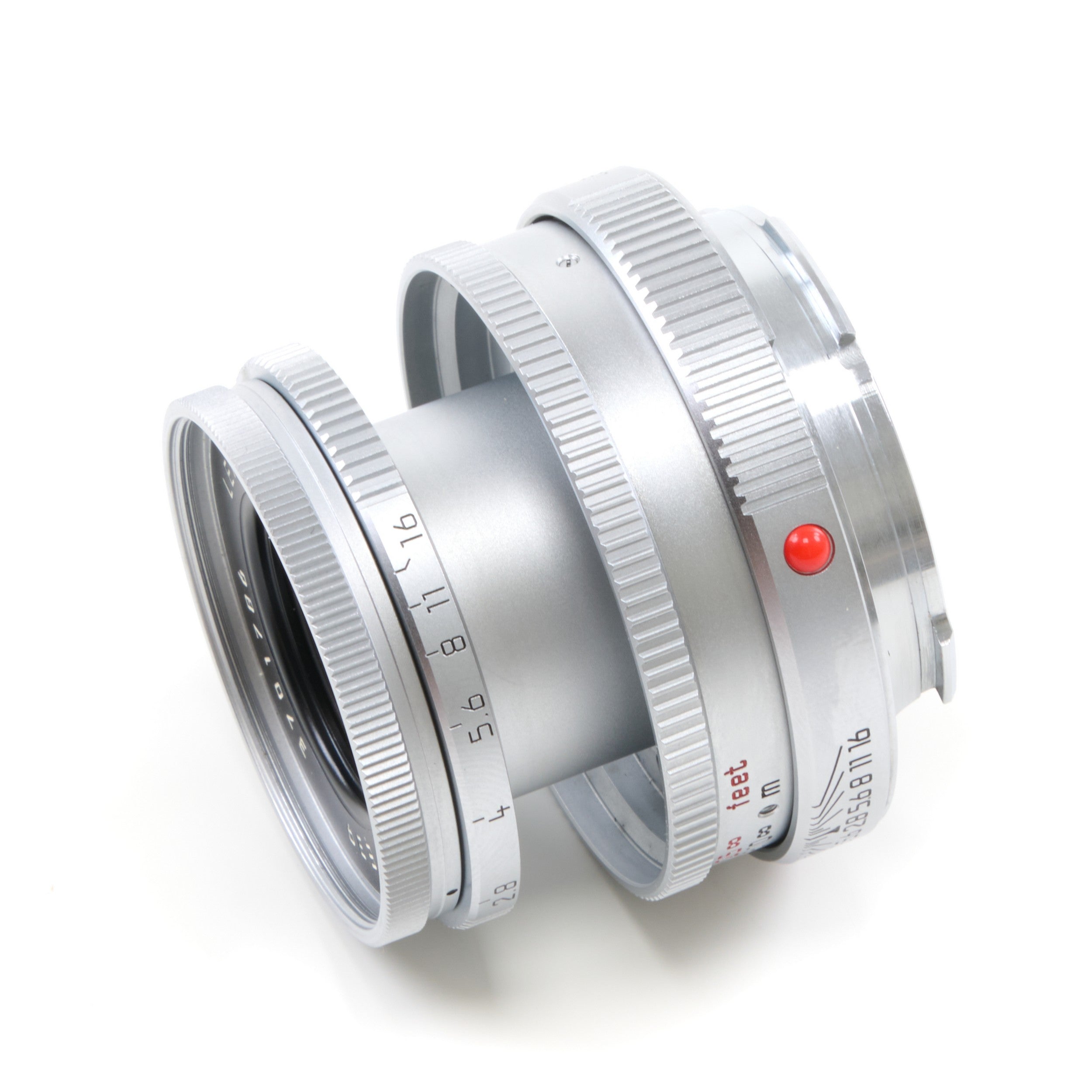 Leica 50mm f2.8 Elmar-M Silver + Box