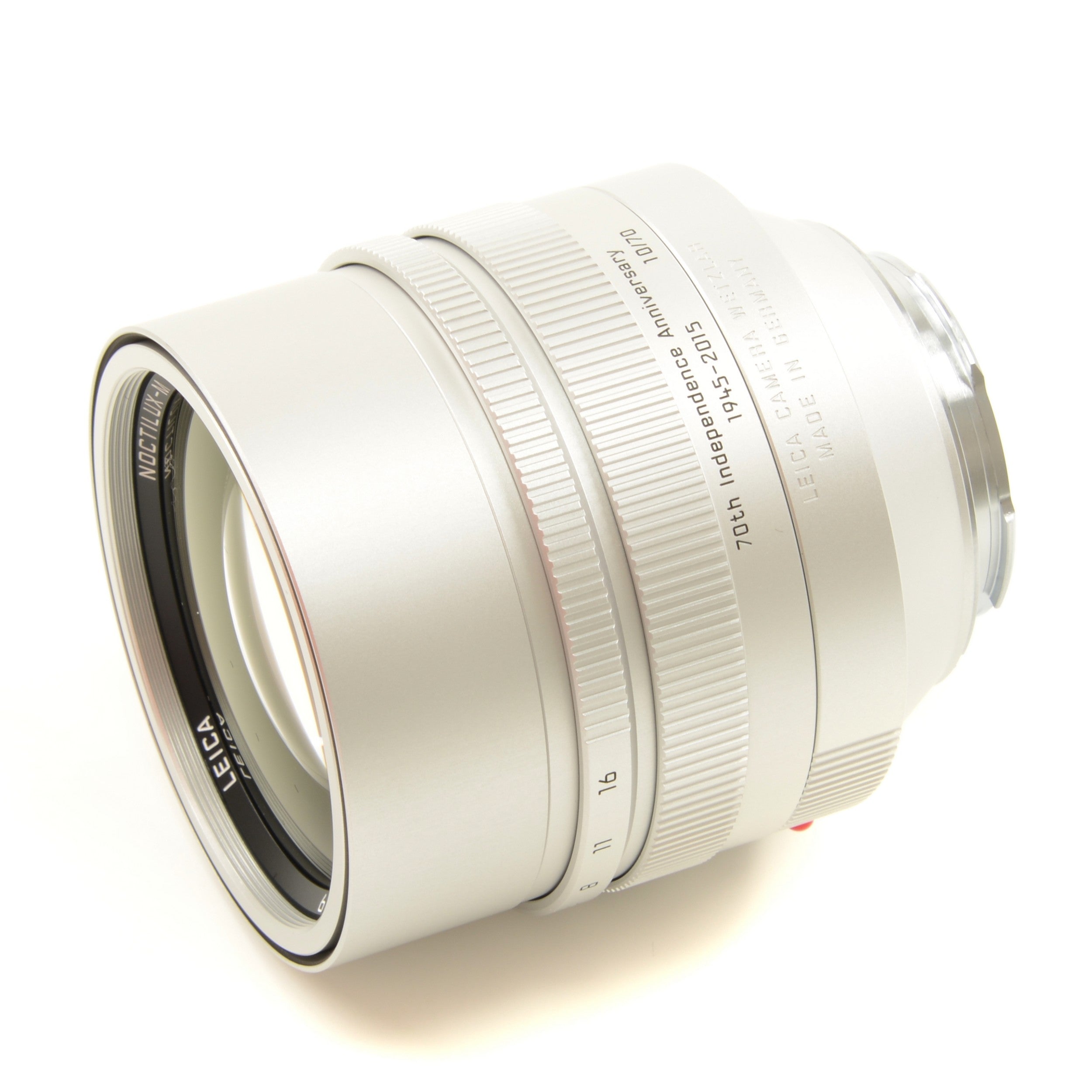 Leica 50mm f0.95 Noctilux-M ASPH Silver "70th Anniversary Republic of Korea" + Box