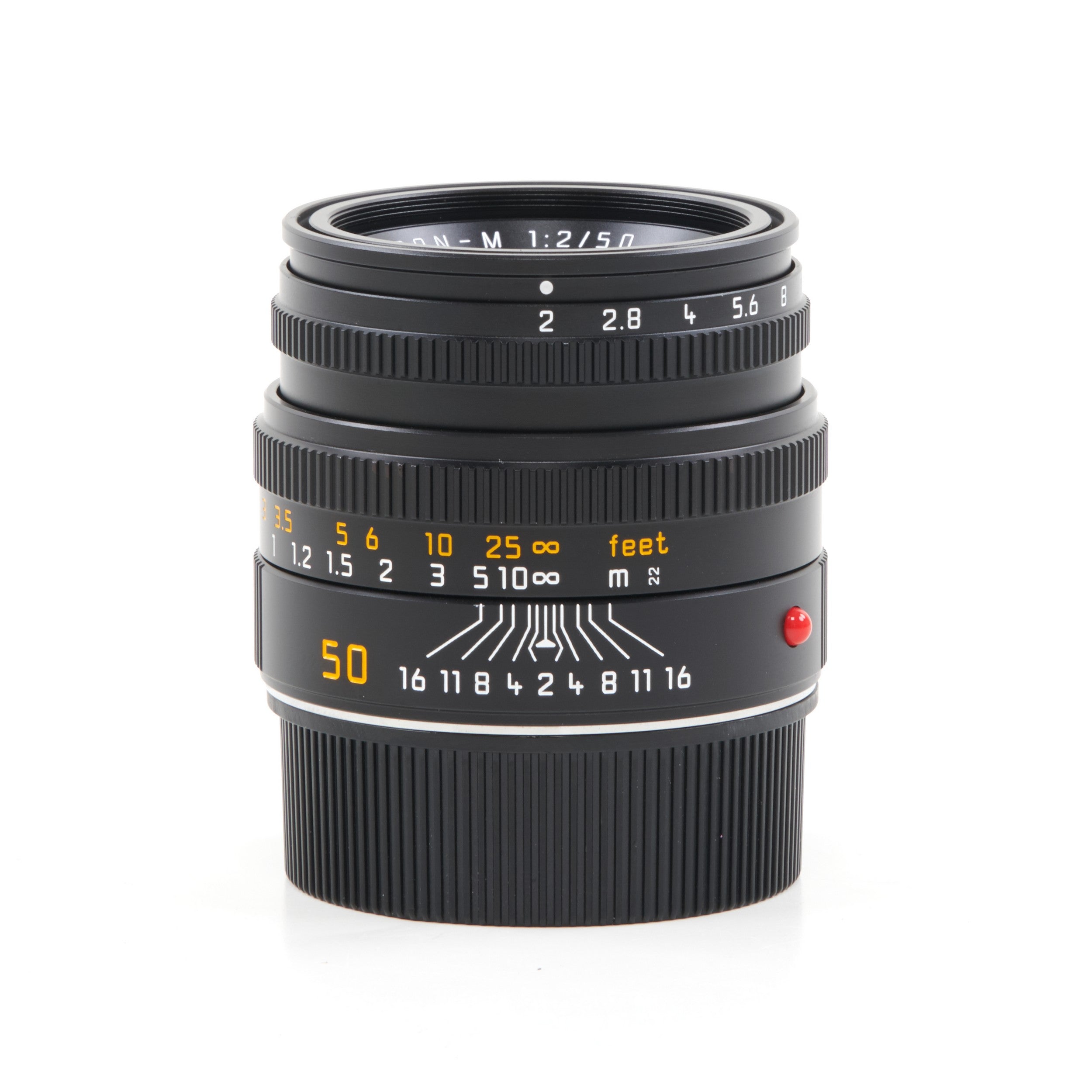 Leica 50mm f2 Summicron-M Black 6-Bit + Box