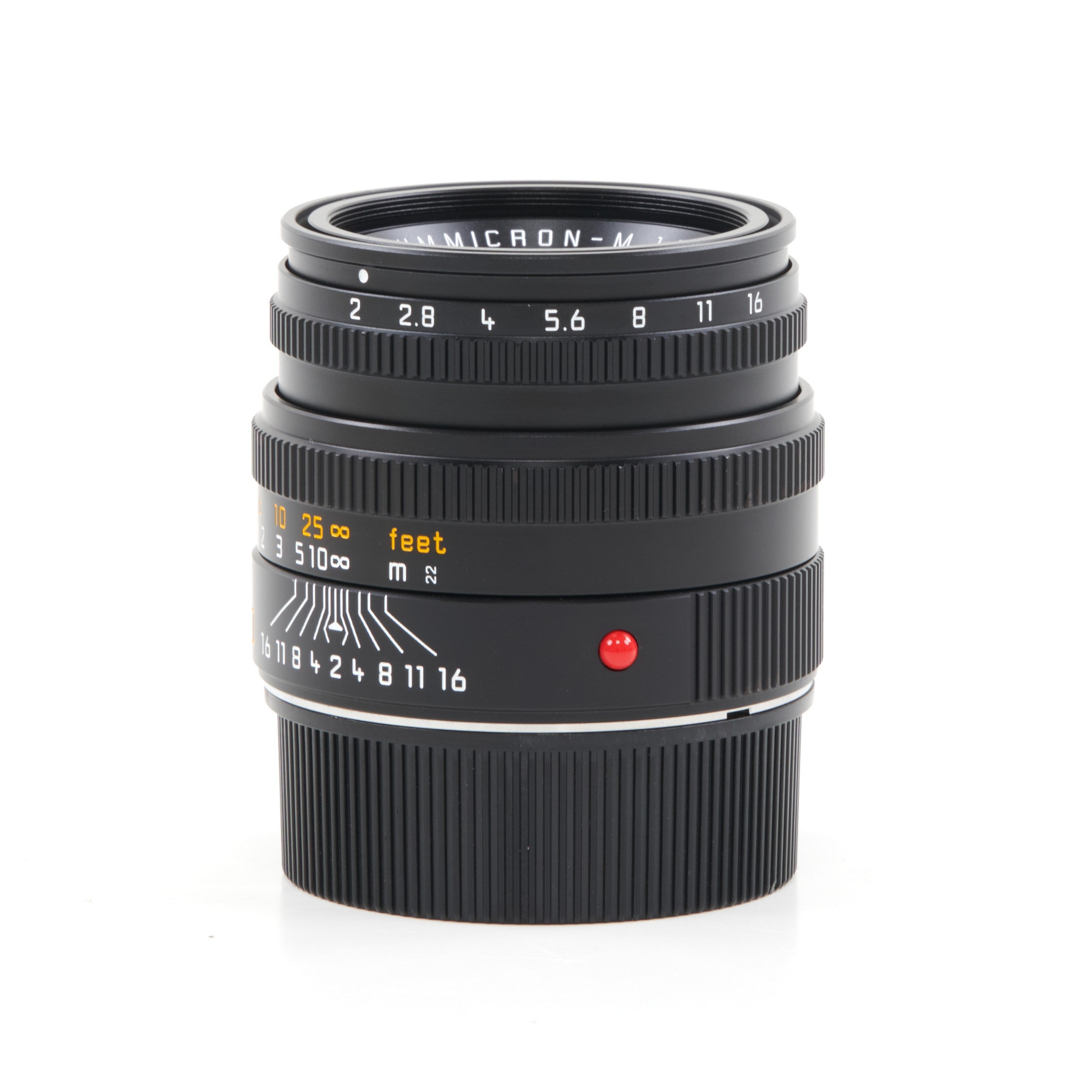 Leica 50mm f2 Summicron-M Black 6-Bit + Box