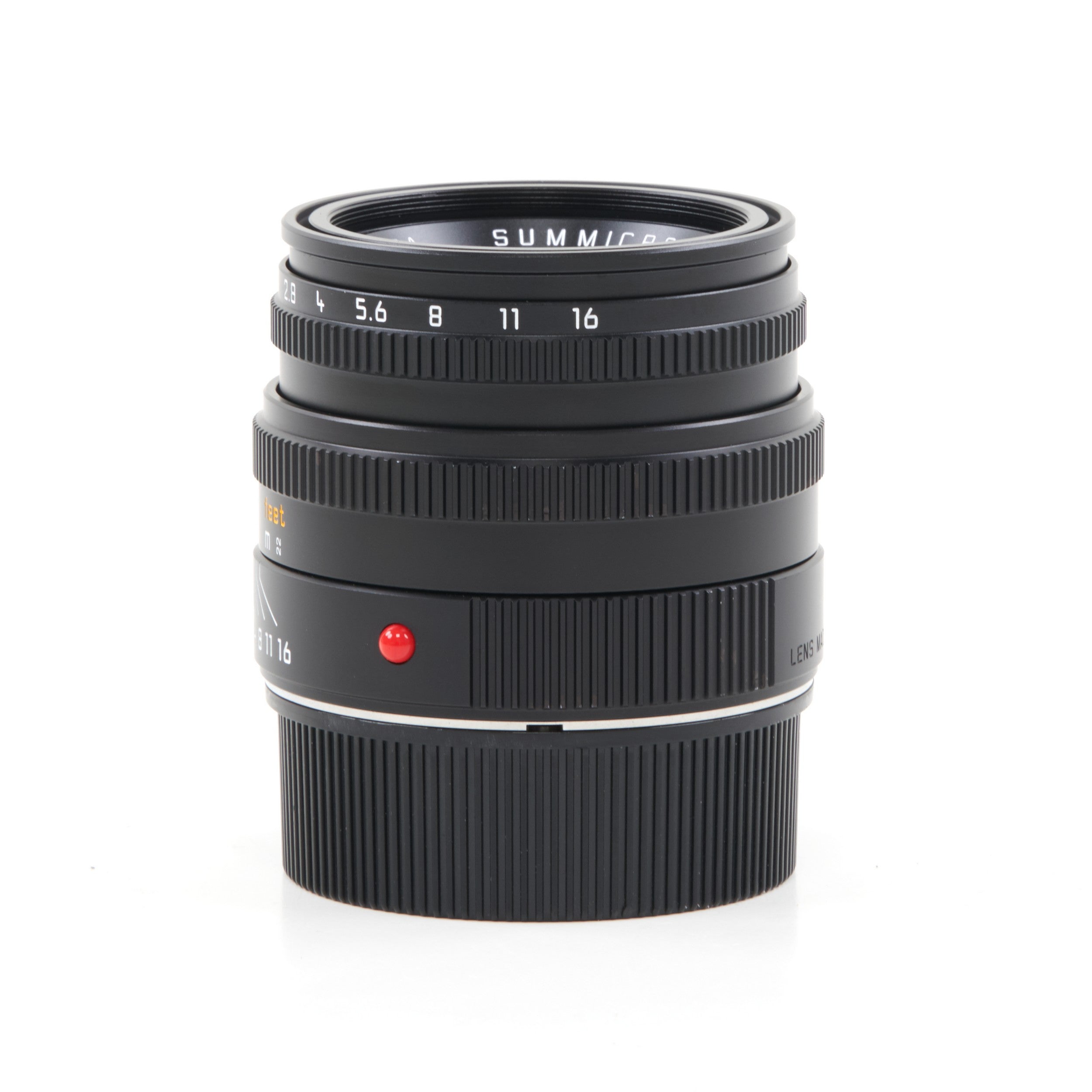 Leica 50mm f2 Summicron-M Black 6-Bit + Box