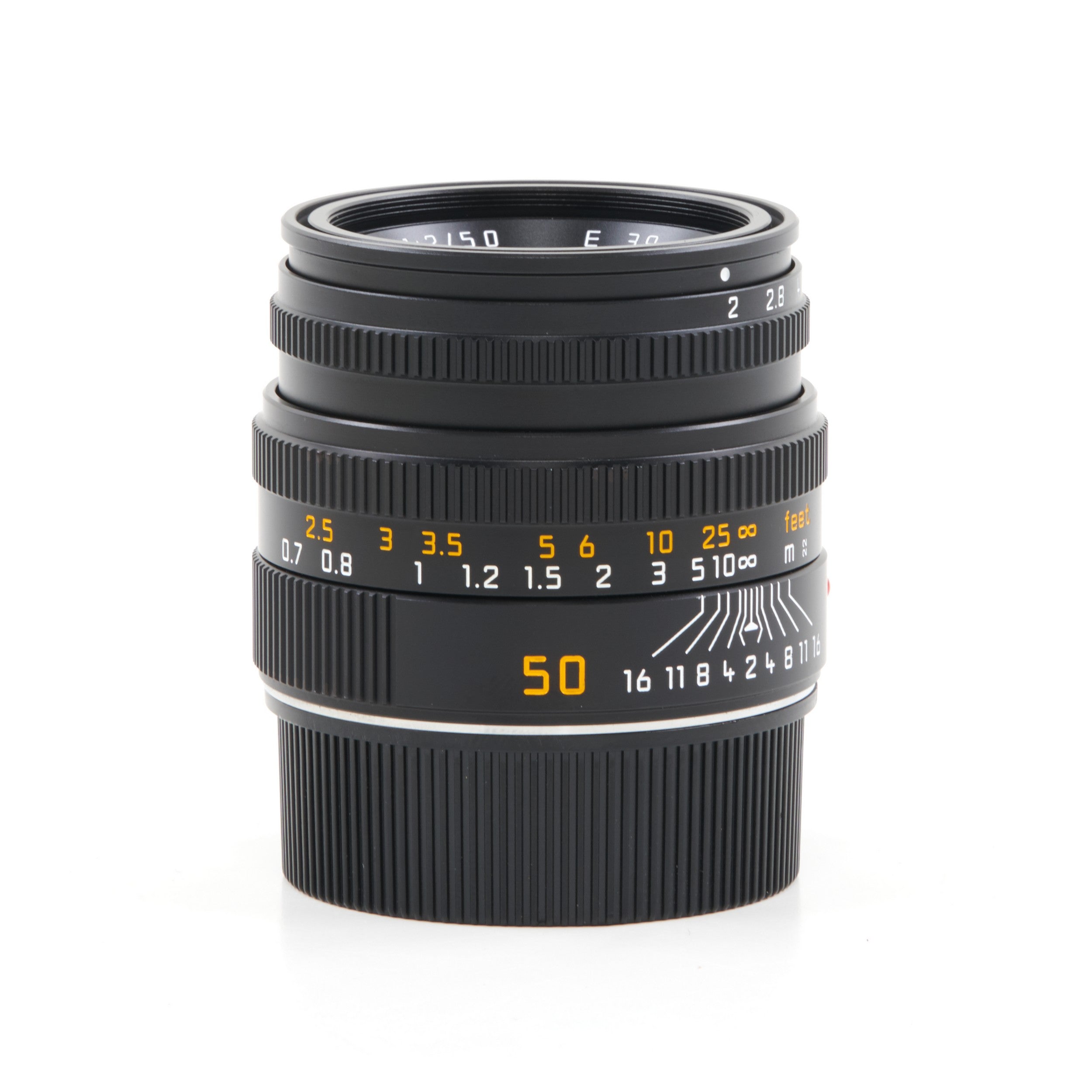 Leica 50mm f2 Summicron-M Black 6-Bit + Box