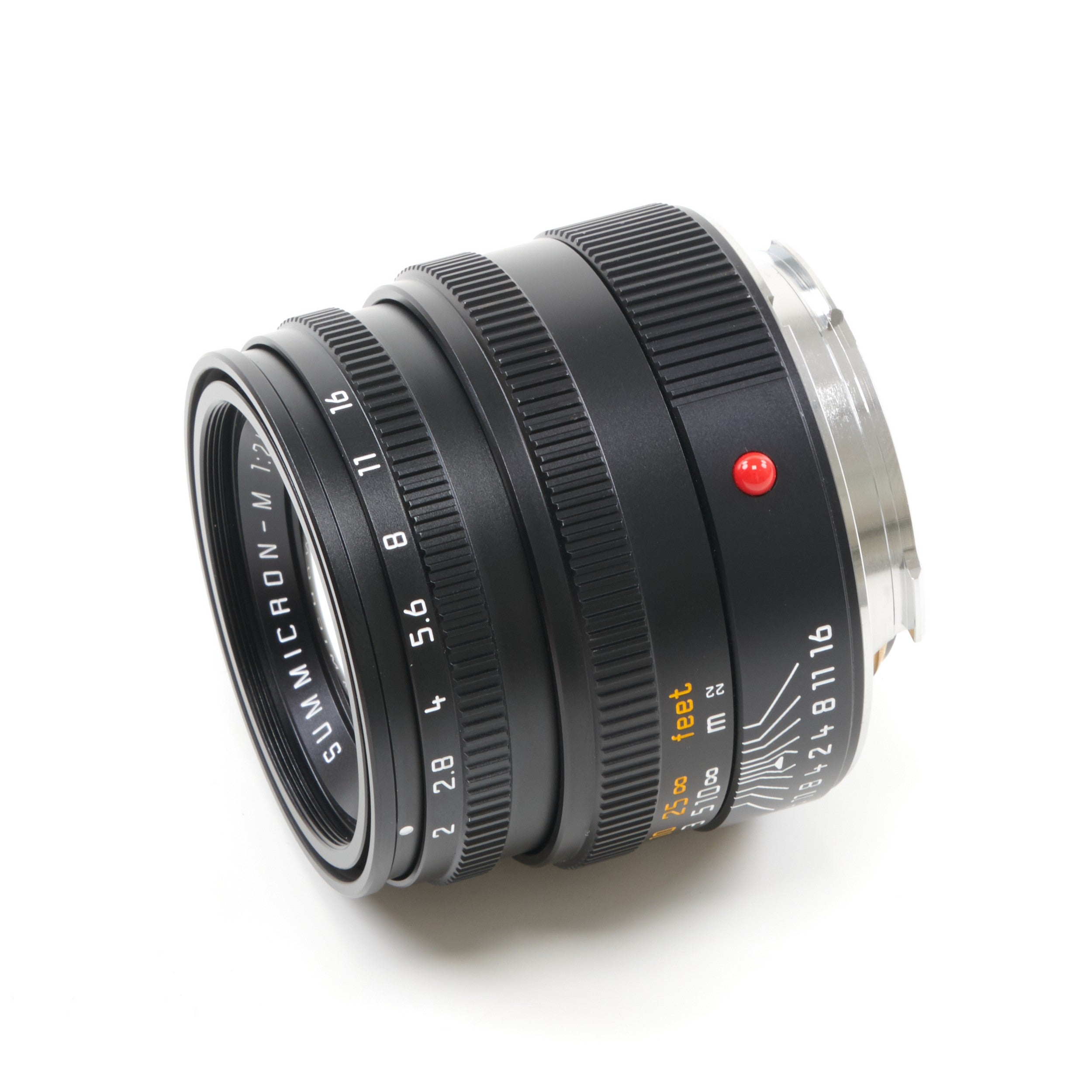 Leica 50mm f2 Summicron-M Black 6-Bit + Box