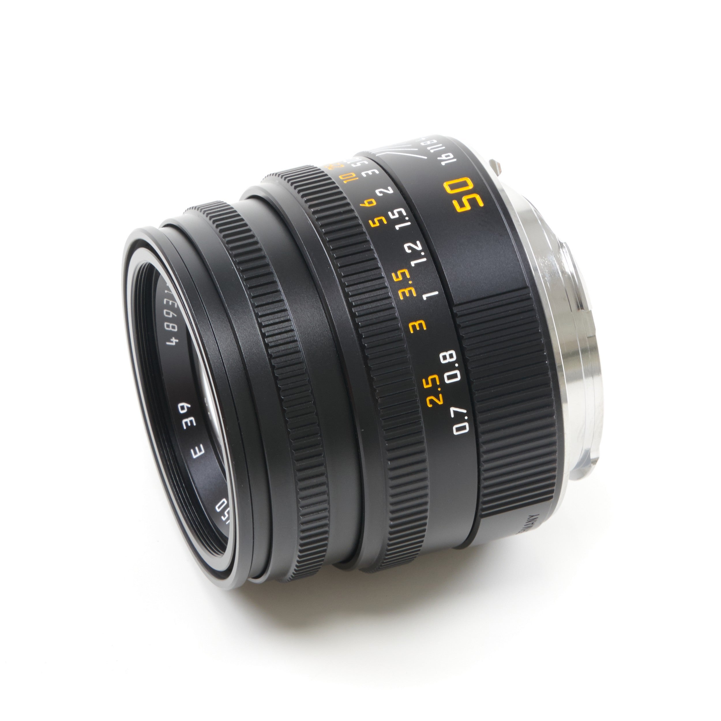Leica 50mm f2 Summicron-M Black 6-Bit + Box