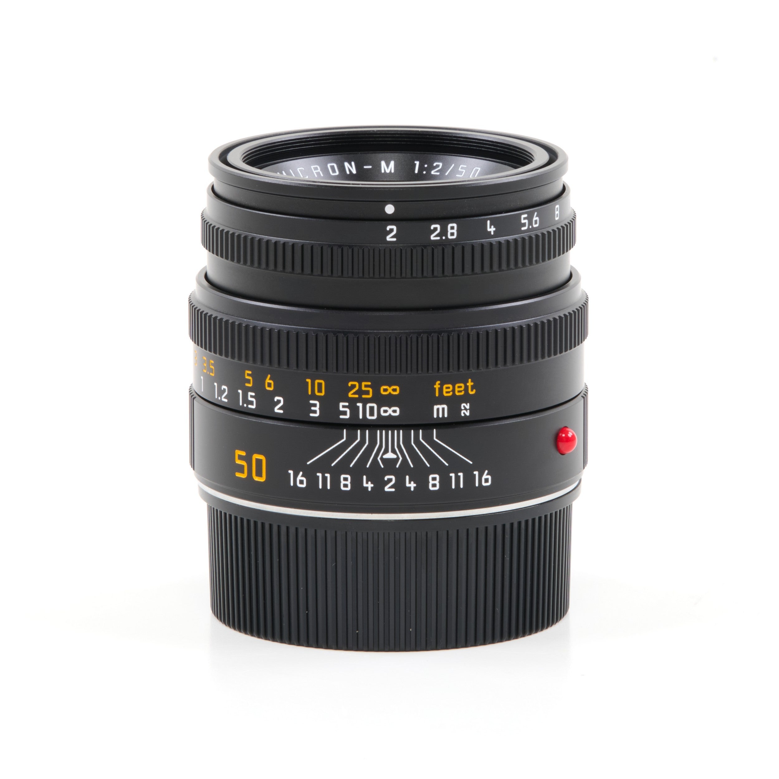 Leica 50mm f2 Summicron-M Black 6-Bit + Box