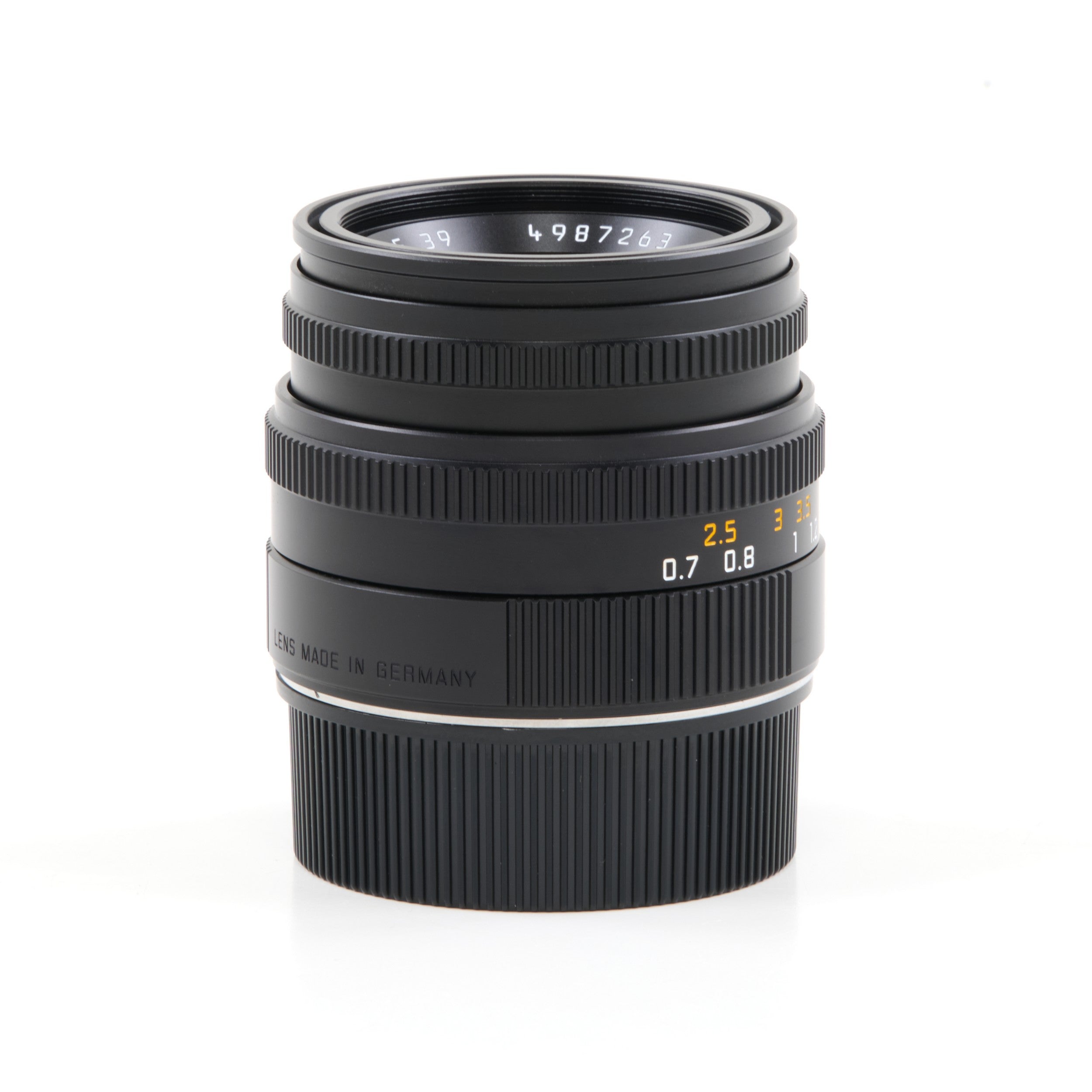 Leica 50mm f2 Summicron-M Black 6-Bit + Box
