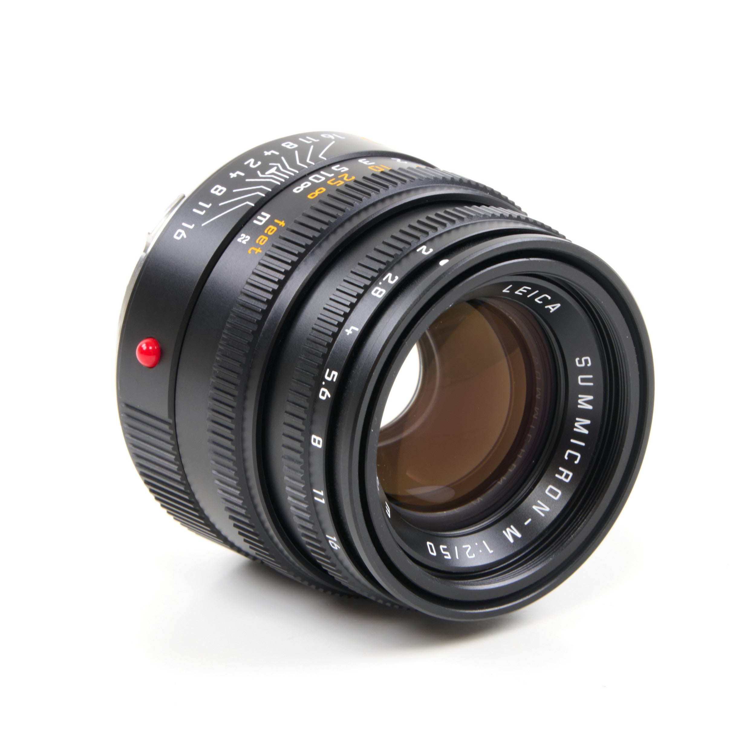 Leica 50mm f2 Summicron-M Black 6-Bit + Box