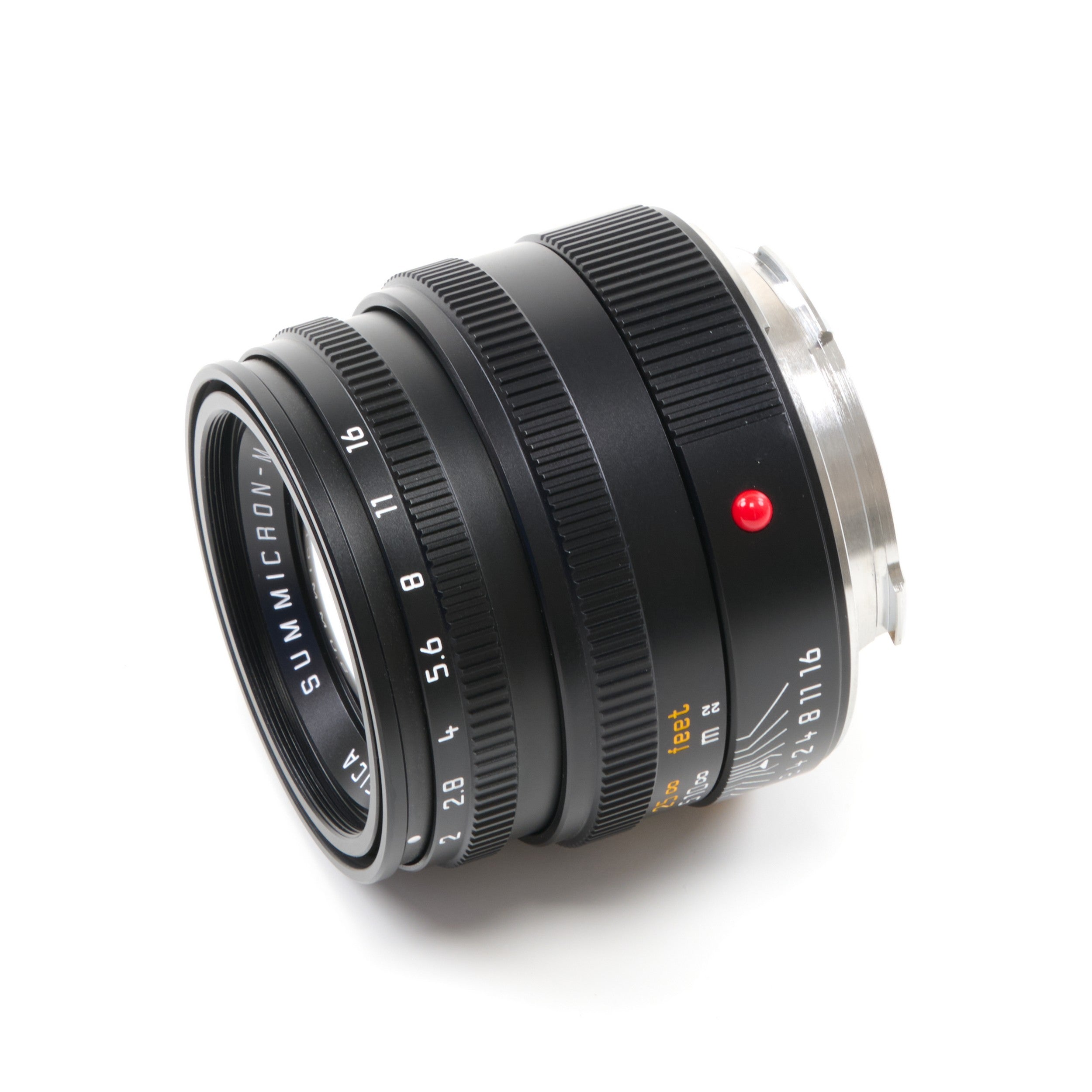 Leica 50mm f2 Summicron-M Black 6-Bit + Box