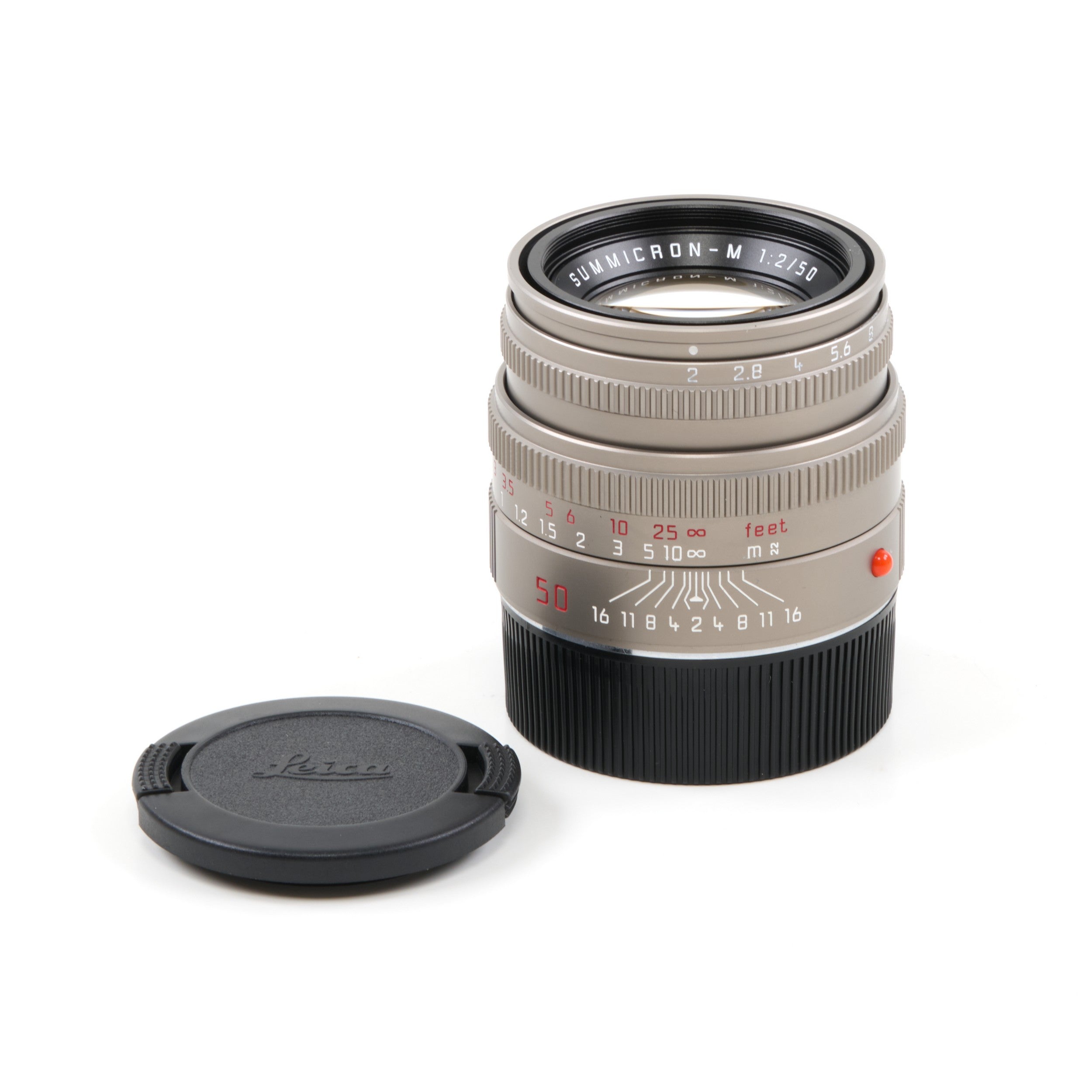 Leica 50mm f2 Summicron-M Titanium + Box