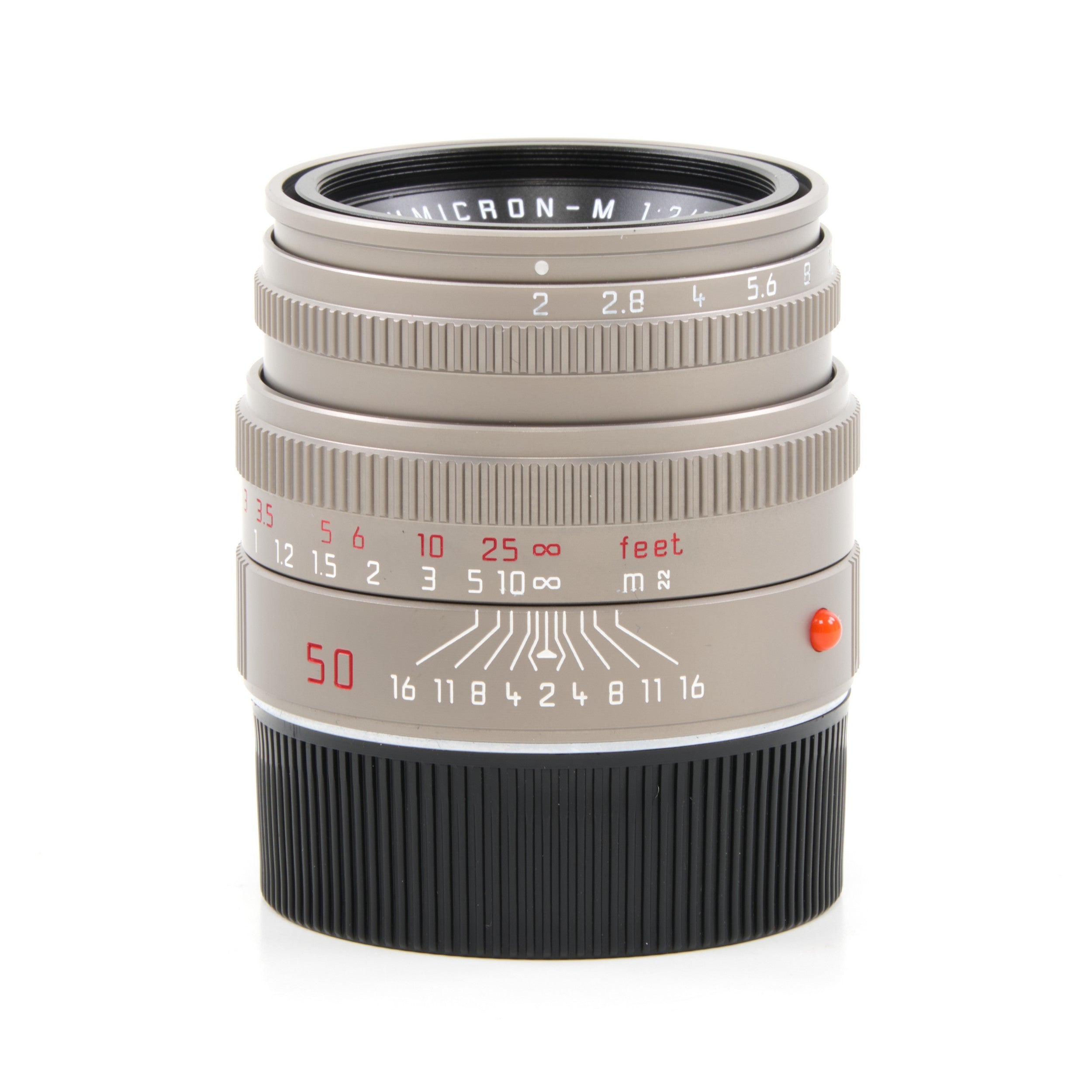 Leica 50mm f2 Summicron-M Titanium + Box