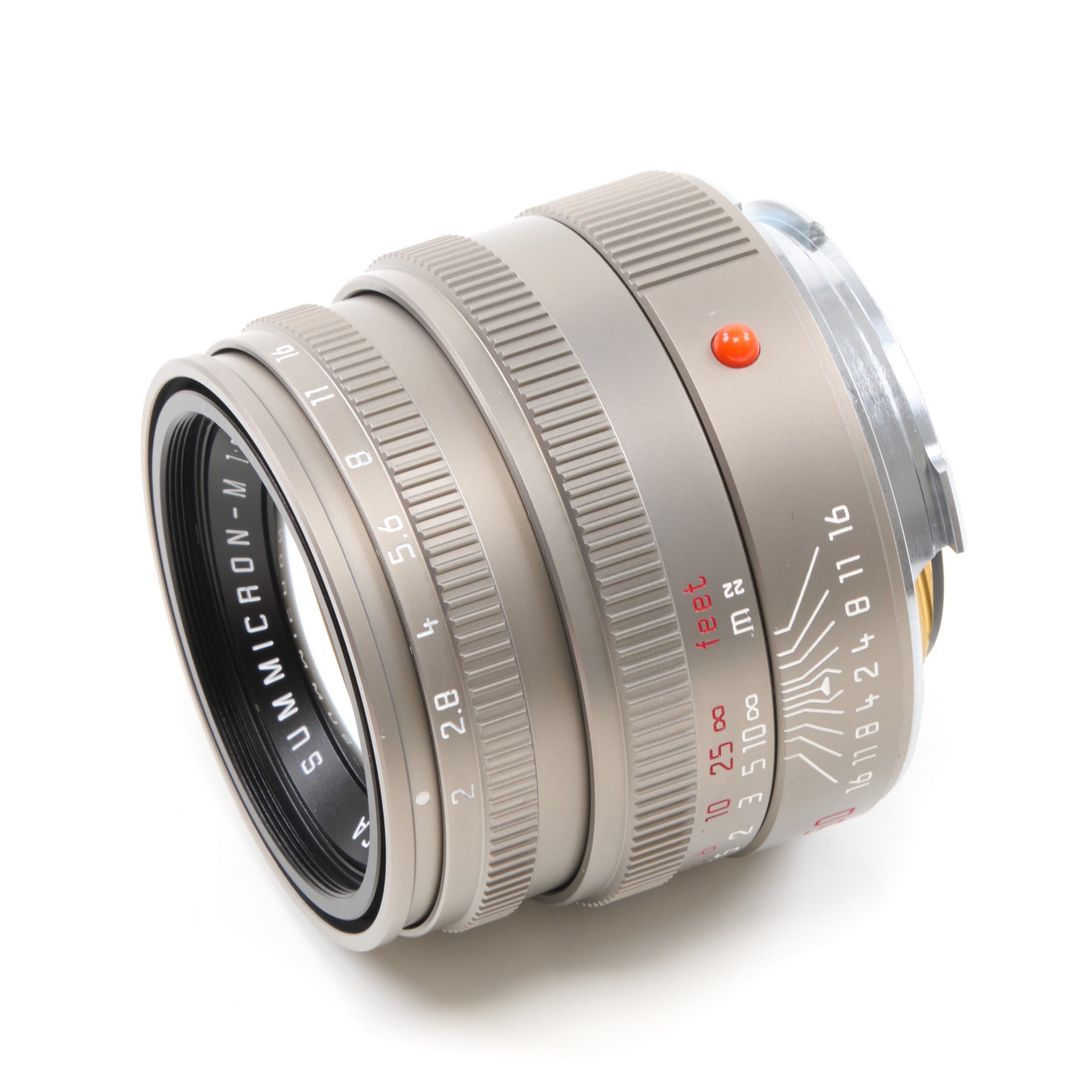 Leica 50mm f2 Summicron-M Titanium + Box