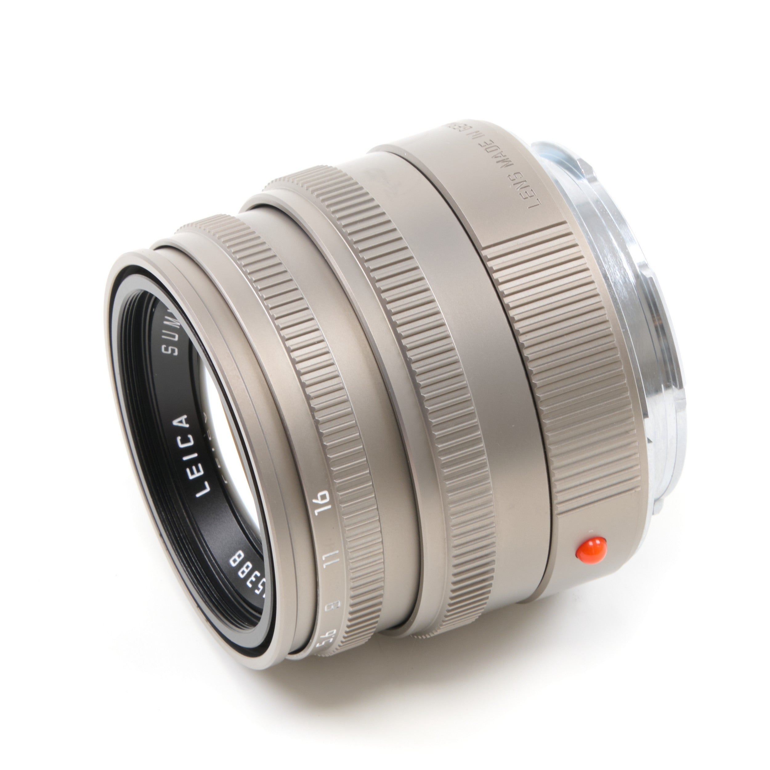 Leica 50mm f2 Summicron-M Titanium + Box