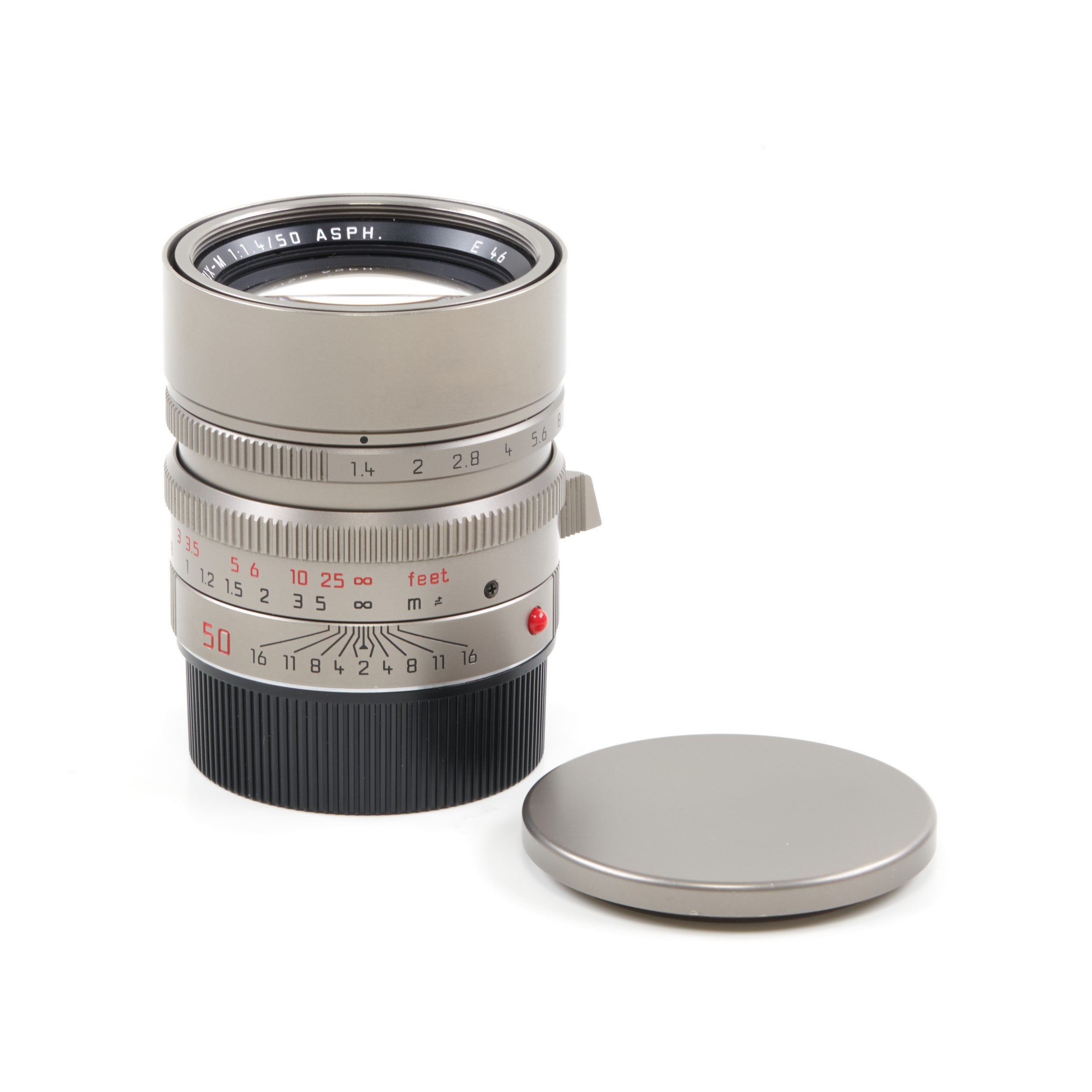 Leica 50mm f1.4 Summilux-M ASPH Titanium From M7 Titanium Set