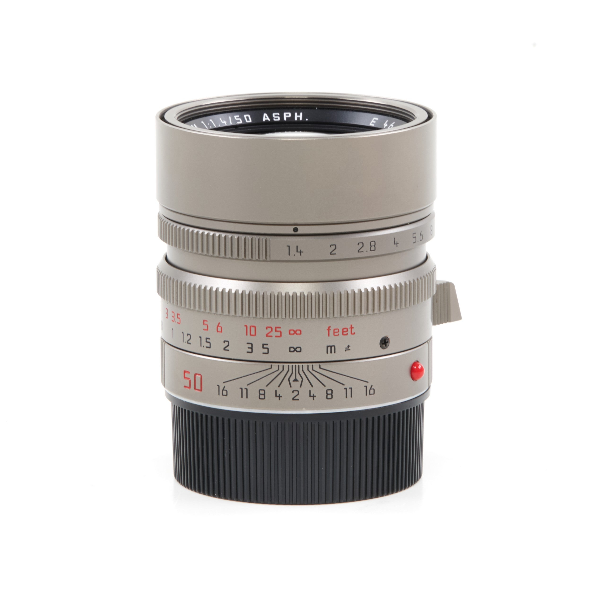Leica 50mm f1.4 Summilux-M ASPH Titanium From M7 Titanium Set