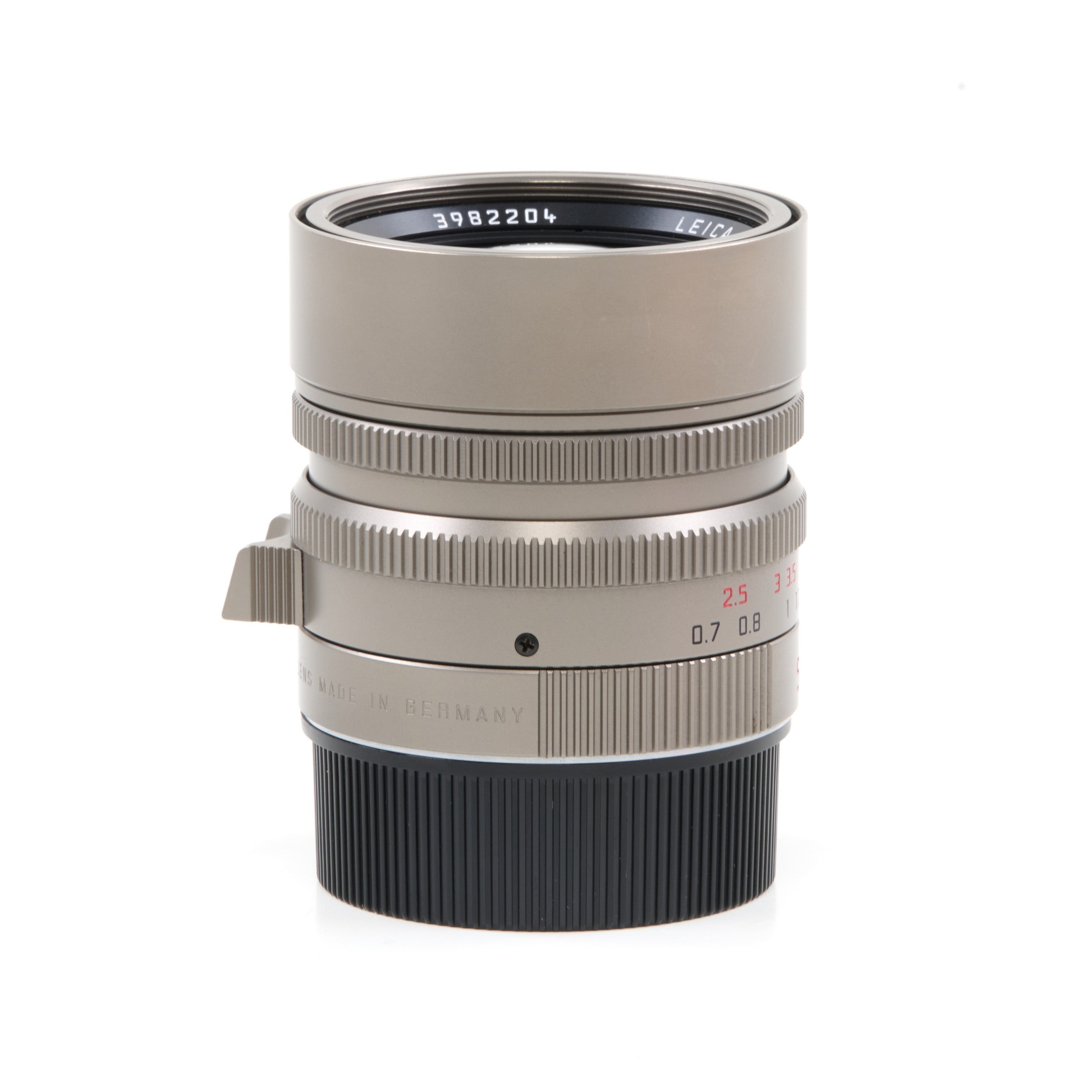 Leica 50mm f1.4 Summilux-M ASPH Titanium From M7 Titanium Set