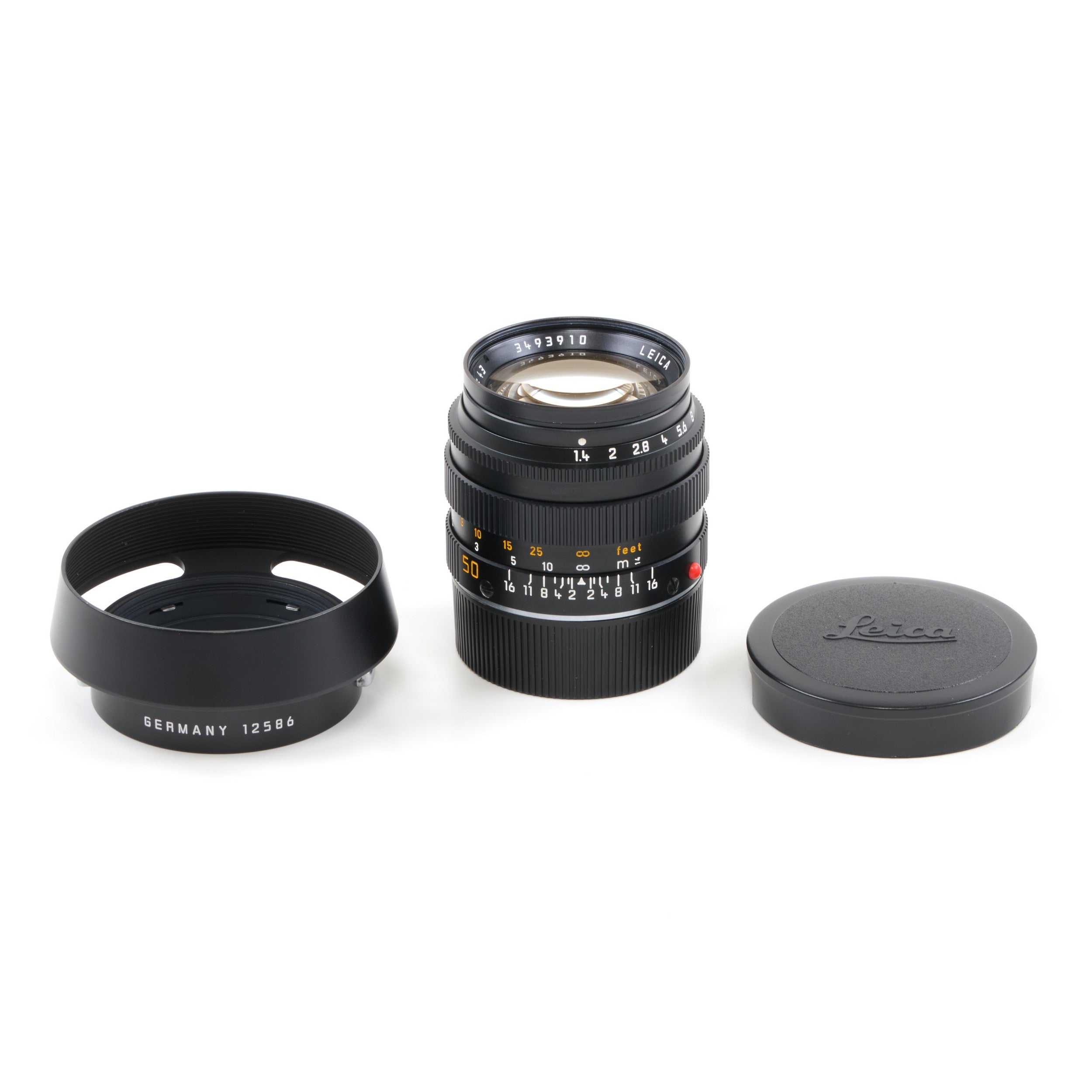 Leica 50mm f1.4 Summilux-M Black + Box