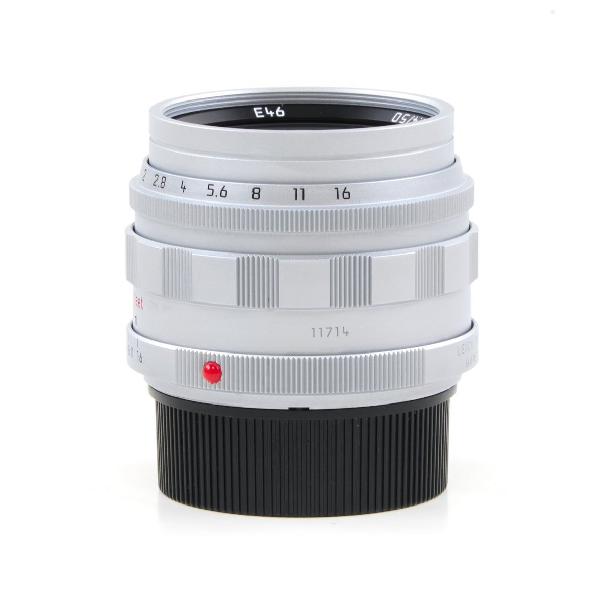 Leica 50mm f1.4 Summilux-M Re-Issue Silver + Box
