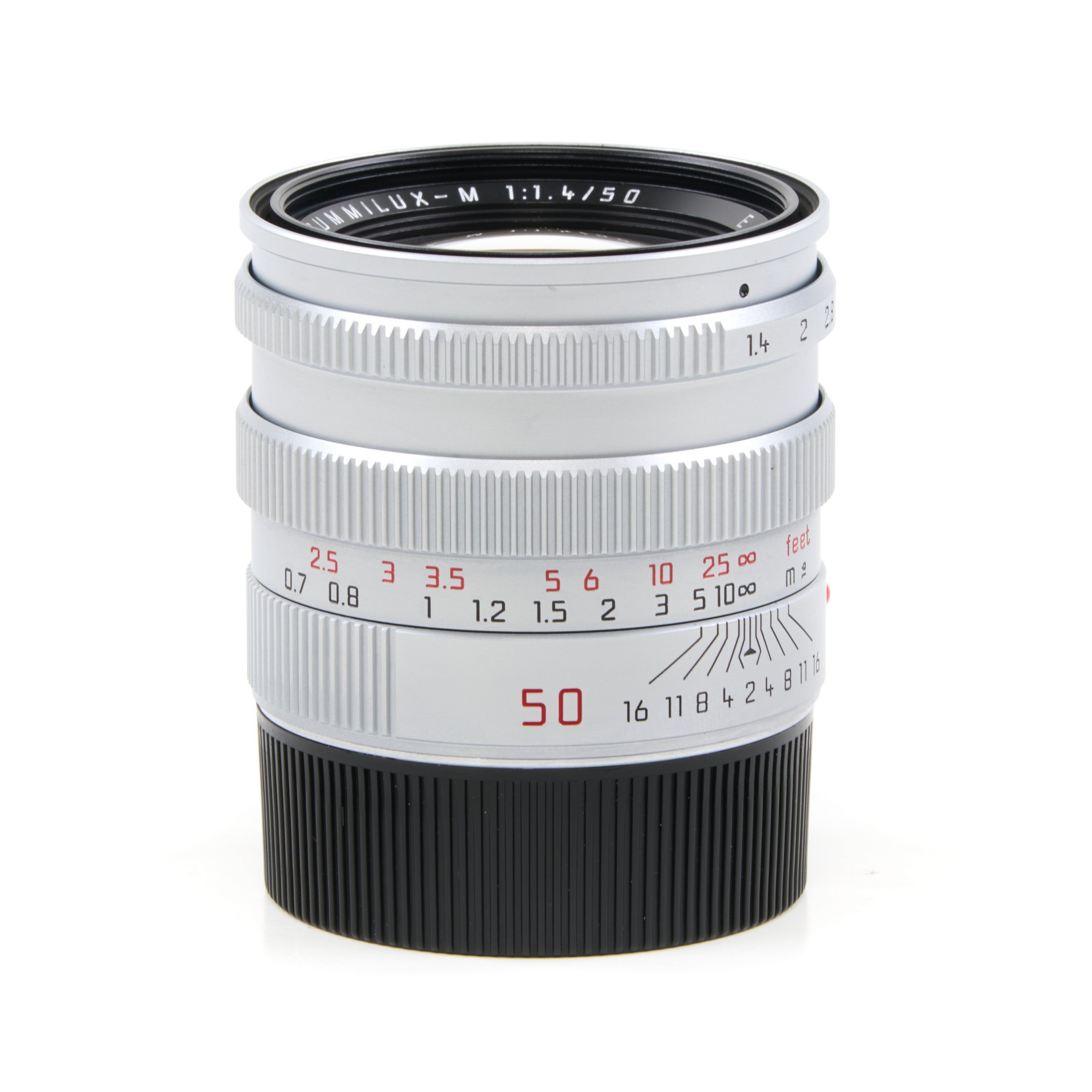 Leica 50mm f1.4 Summilux-M Pre-ASPH Silver + Box