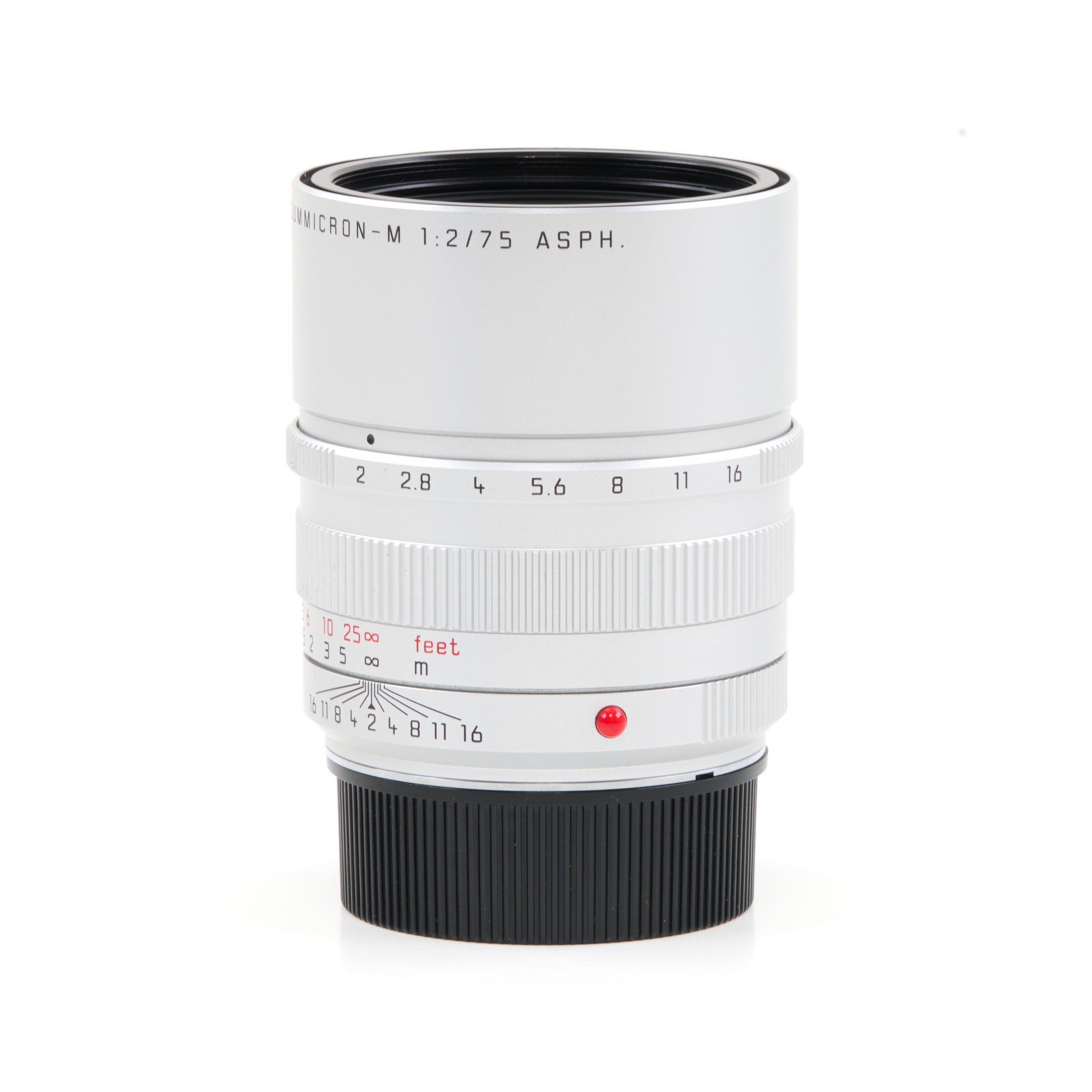 Leica 75mm f2 APO-Summicron-M ASPH Silver + Box