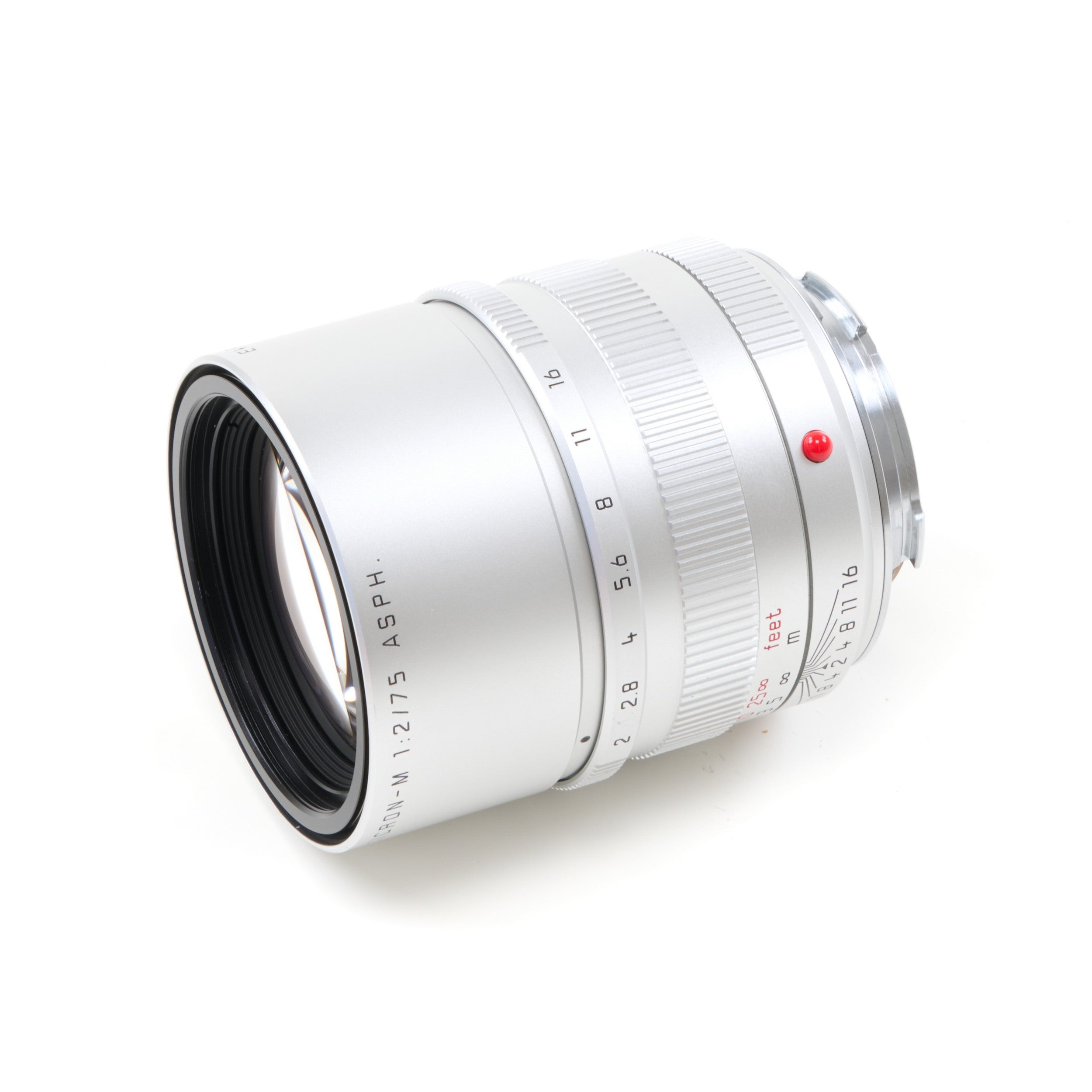Leica 75mm f2 APO-Summicron-M ASPH Silver + Box