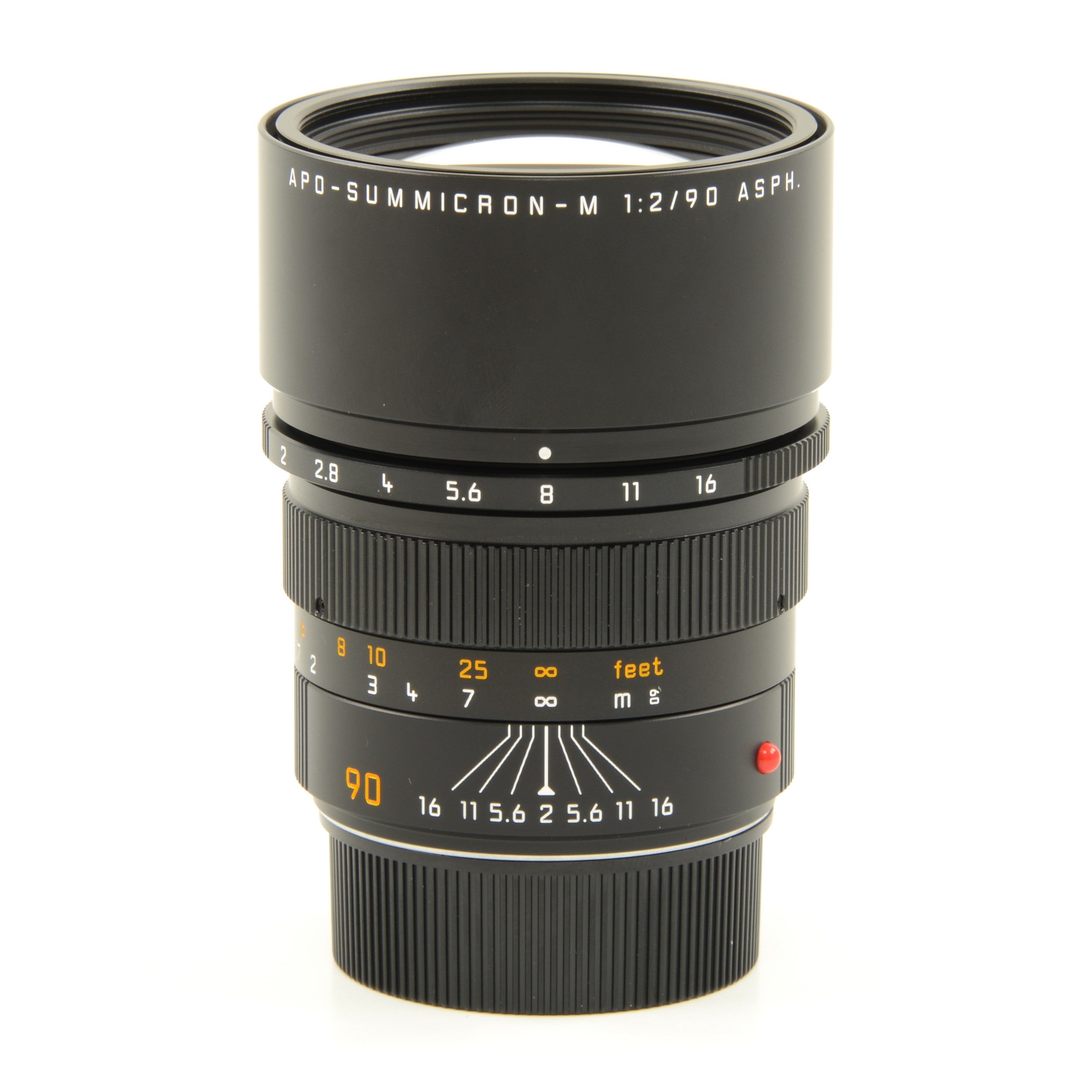 Leica 90mm f2 APO-Summicron-M ASPH Black 6-Bit + Box