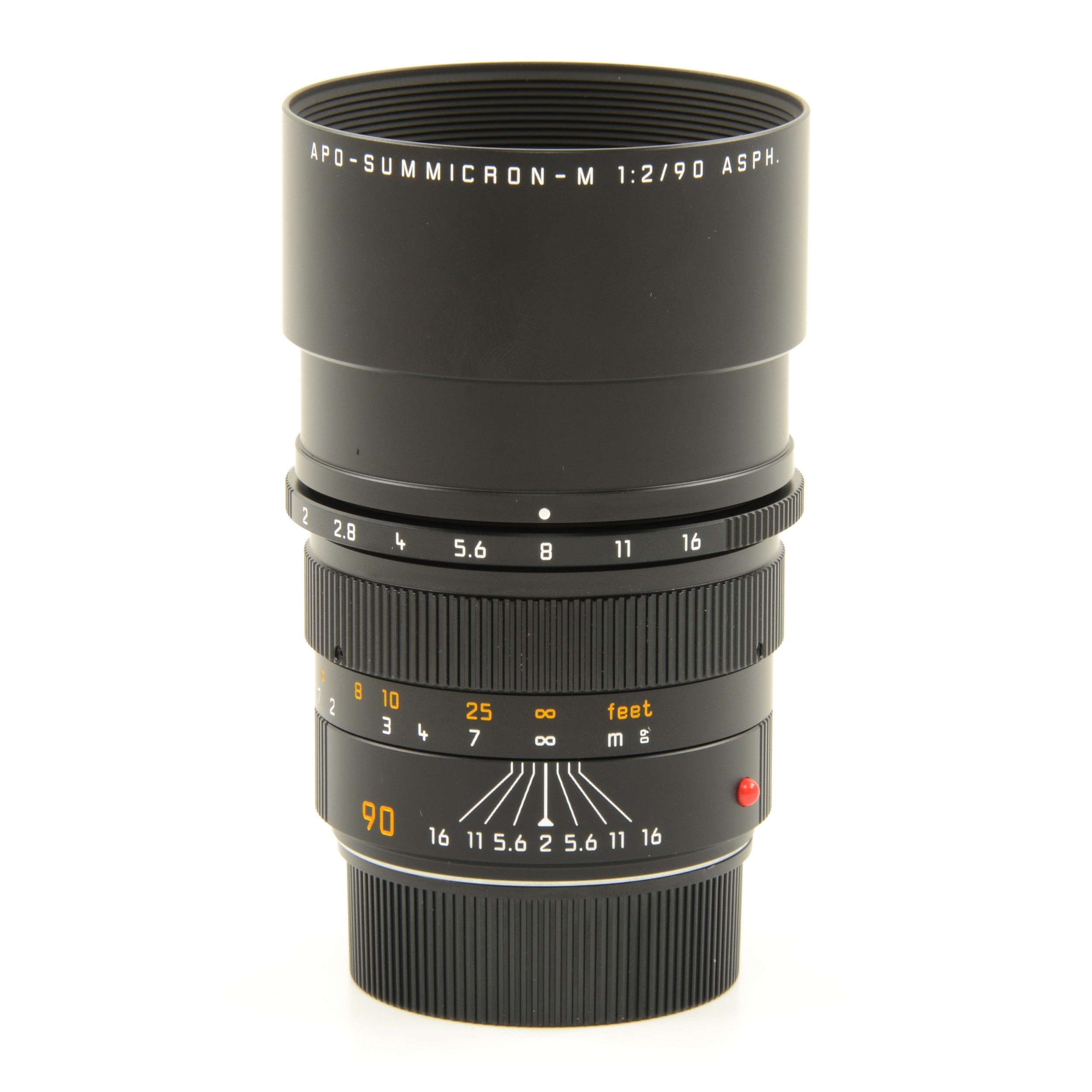 Leica 90mm f2 APO-Summicron-M ASPH Black 6-Bit + Box