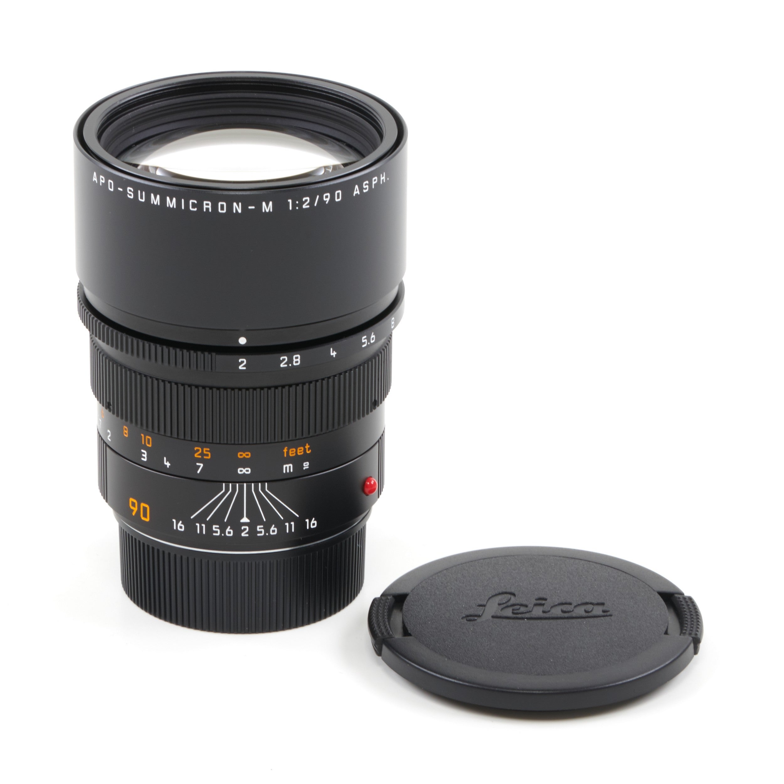 Leica 90mm f2 APO-Summicron-M ASPH Black 6-Bit + Box