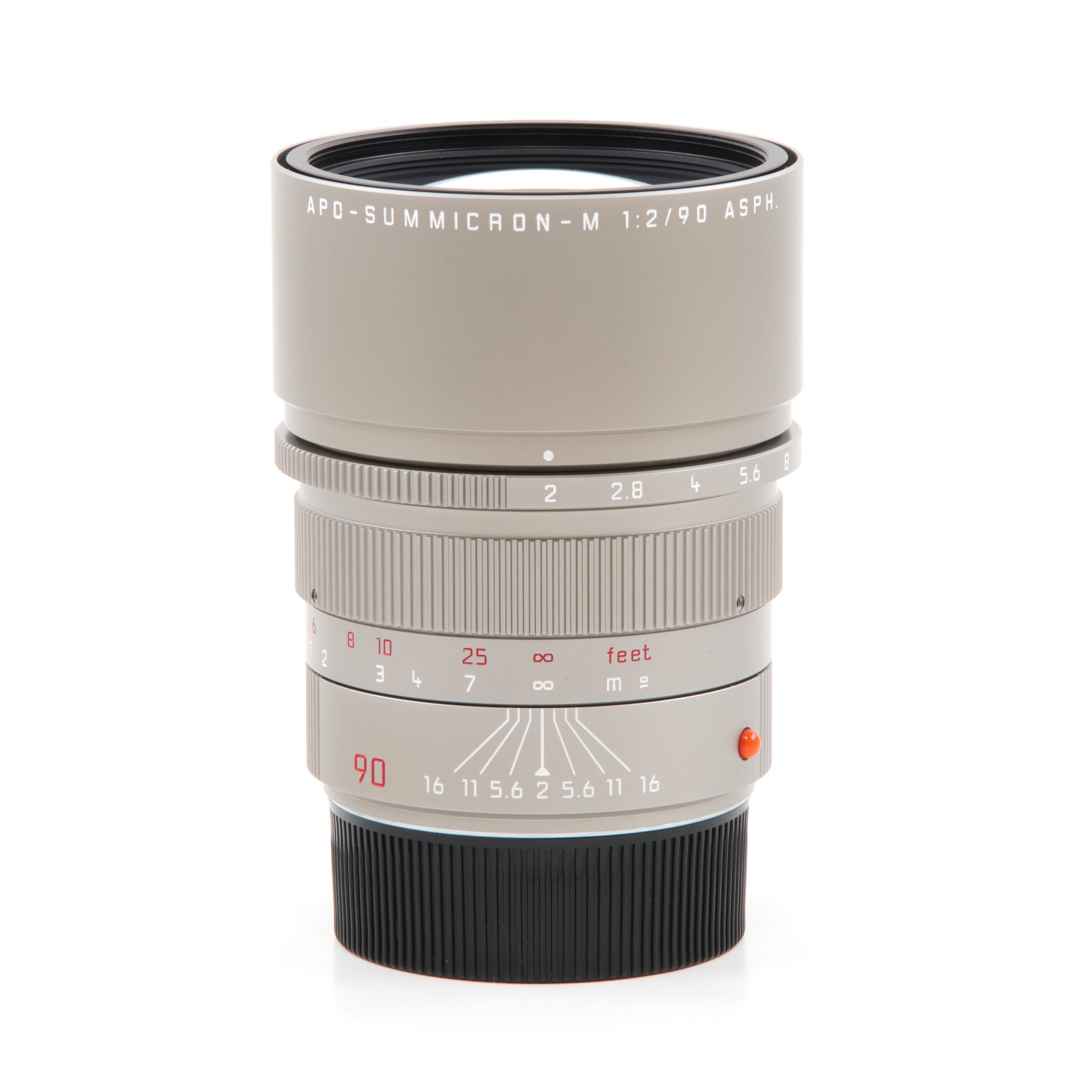 Leica 90mm f2 APO-Summicron-M ASPH Titanium + Box