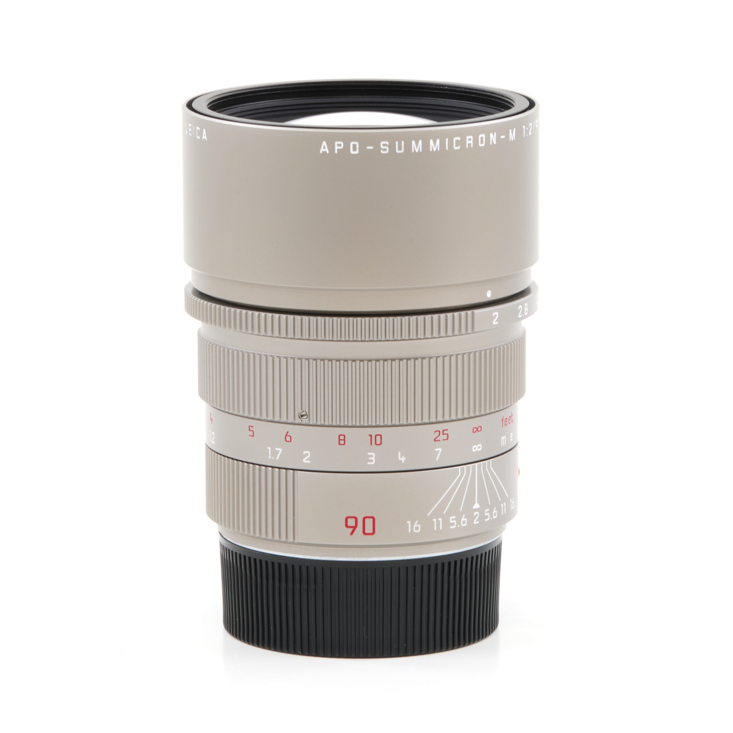 Leica 90mm f2 APO-Summicron-M ASPH Titanium + Box