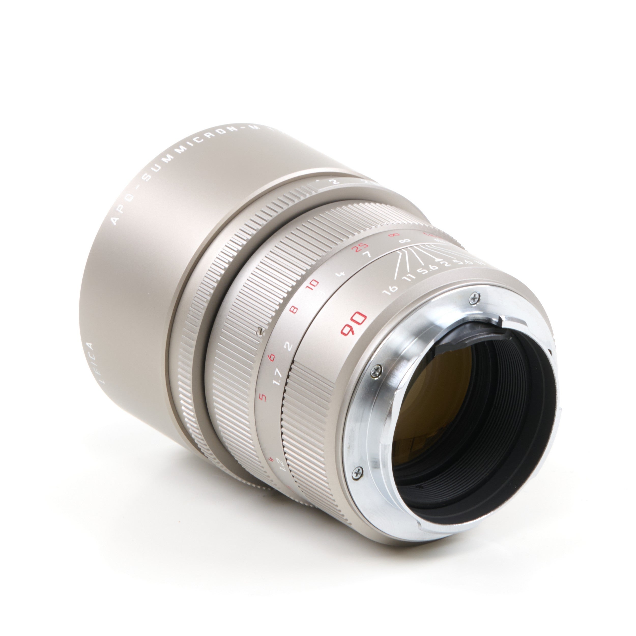Leica 90mm f2 APO-Summicron-M ASPH Titanium + Box