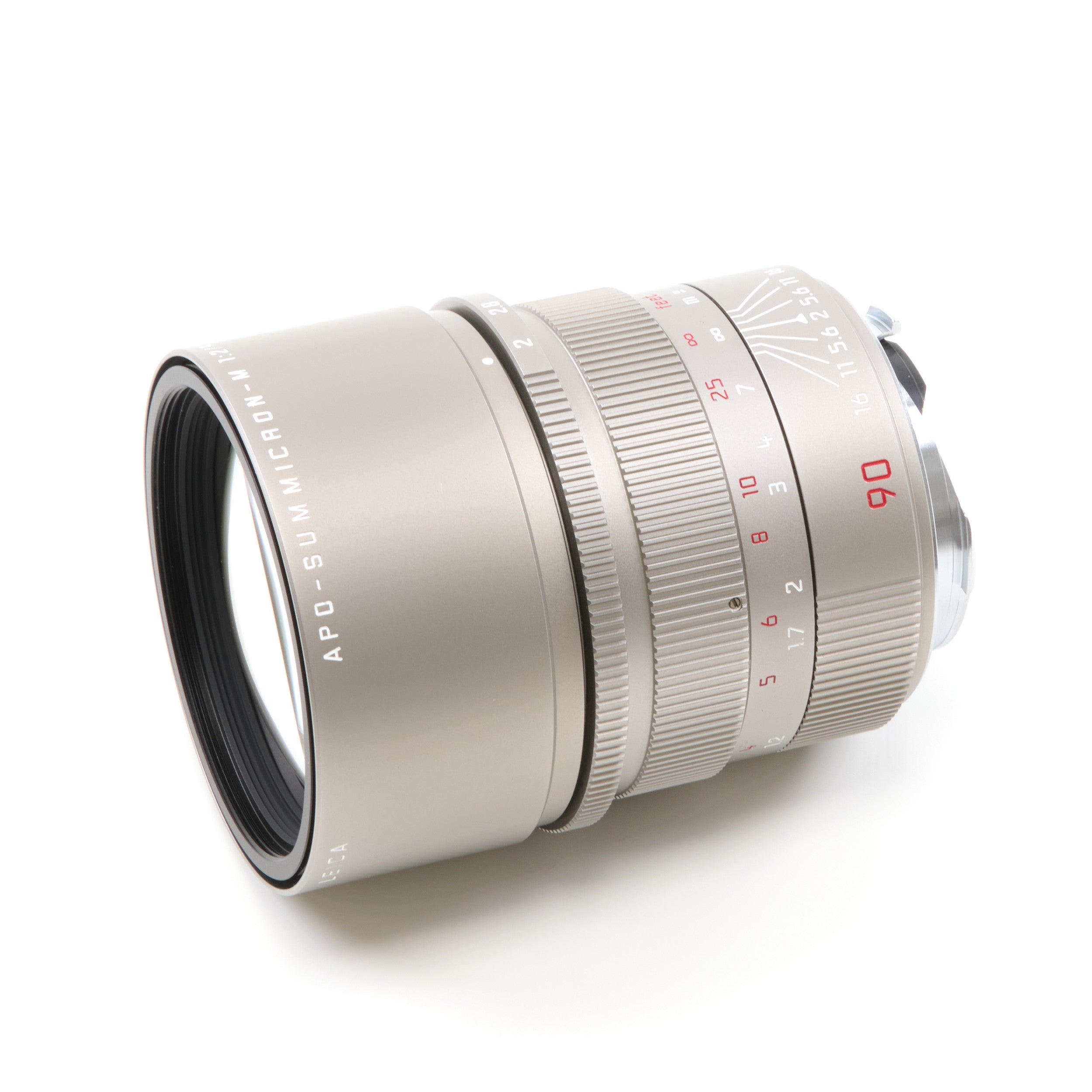 Leica 90mm f2 APO-Summicron-M ASPH Titanium + Box