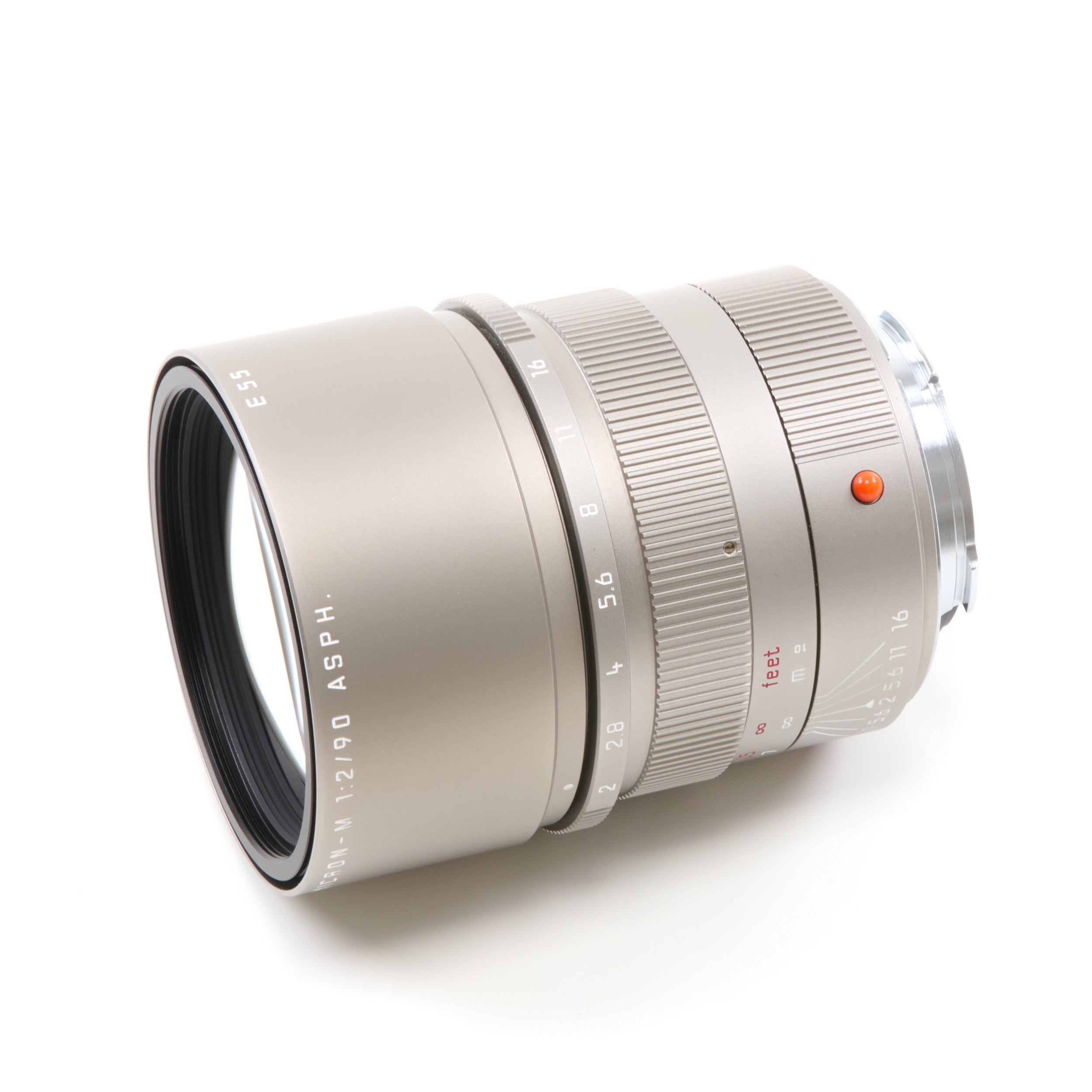 Leica 90mm f2 APO-Summicron-M ASPH Titanium + Box