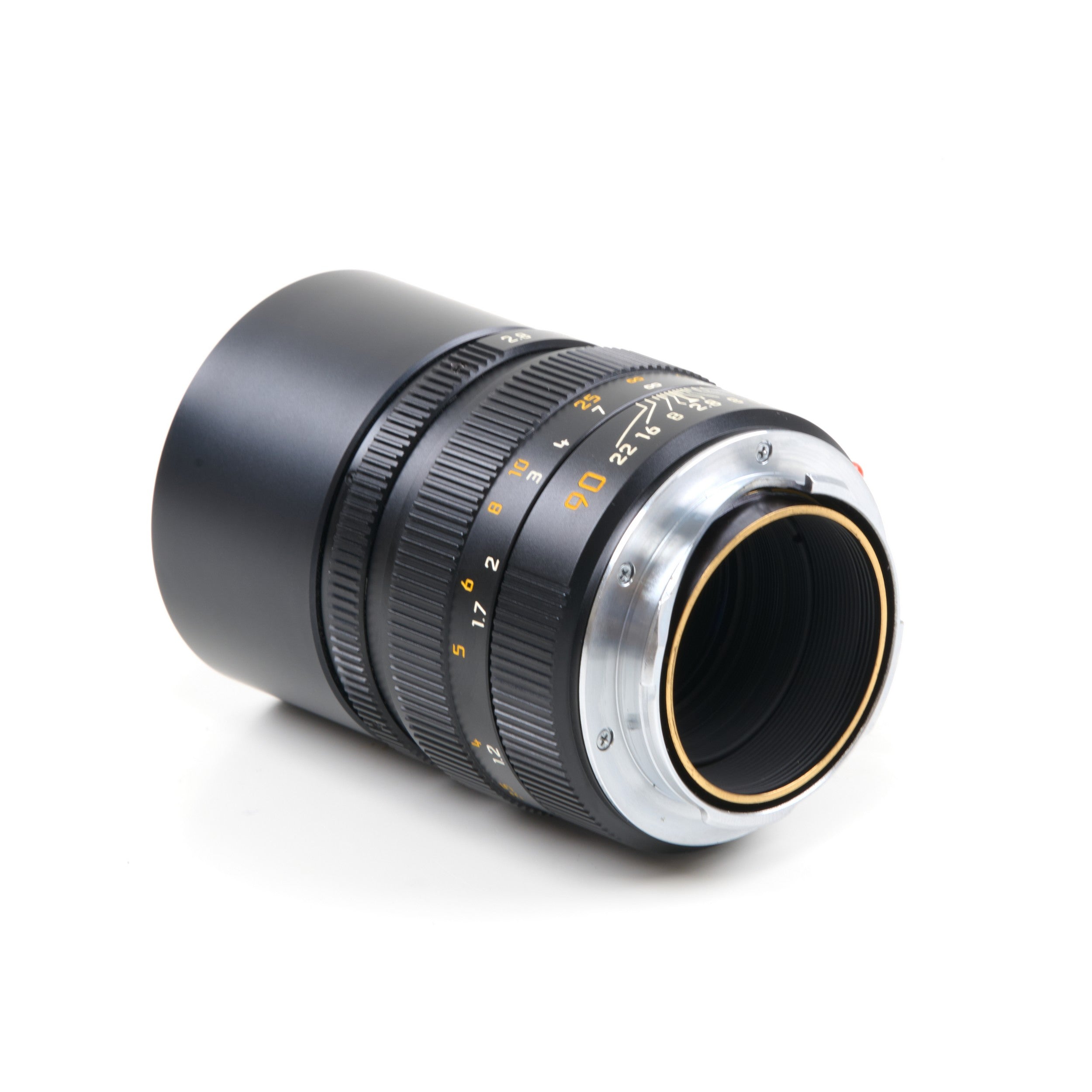 Leica 90mm f2.8 Elmarit-M Black + Box