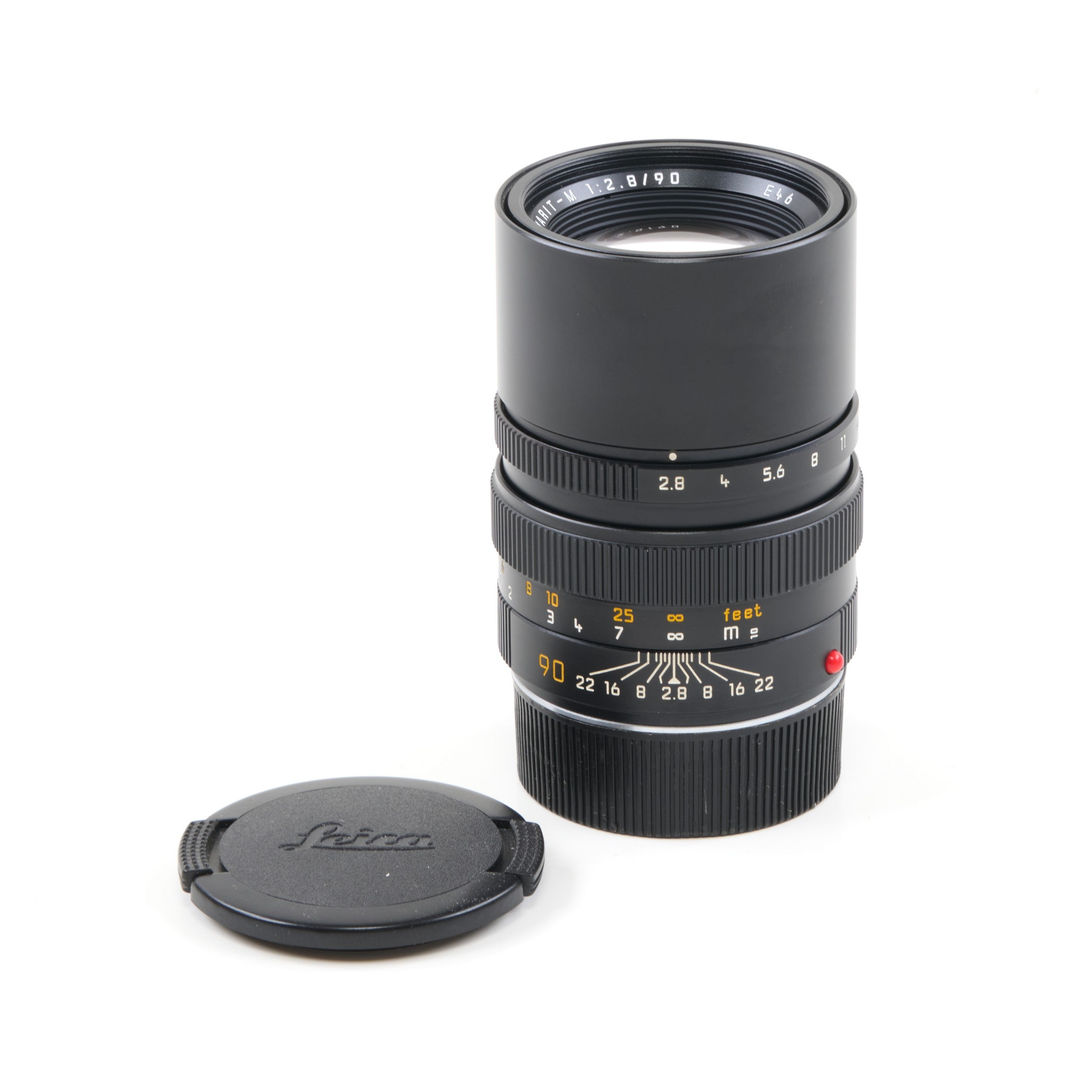 Leica 90mm f2.8 Elmarit-M Black