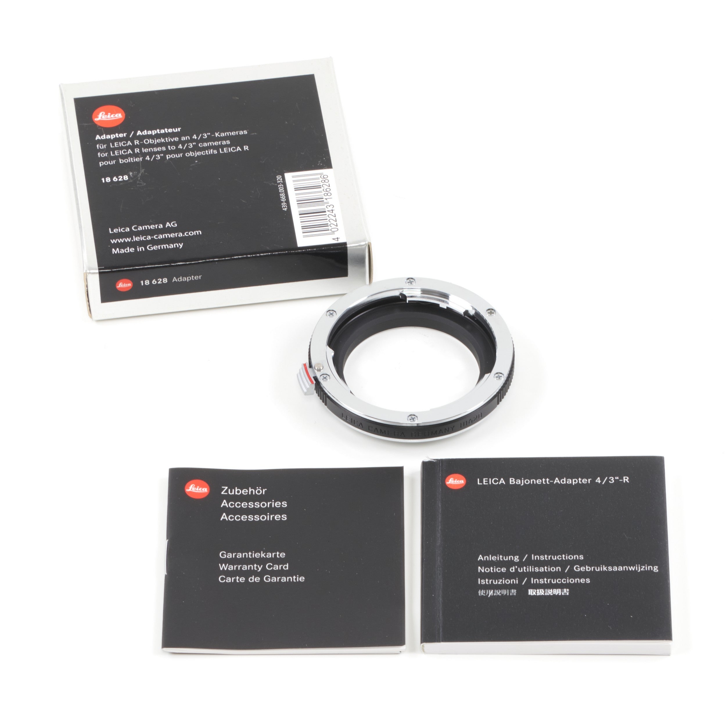 Leica Adapter For R Lenses On 4/3 + Box