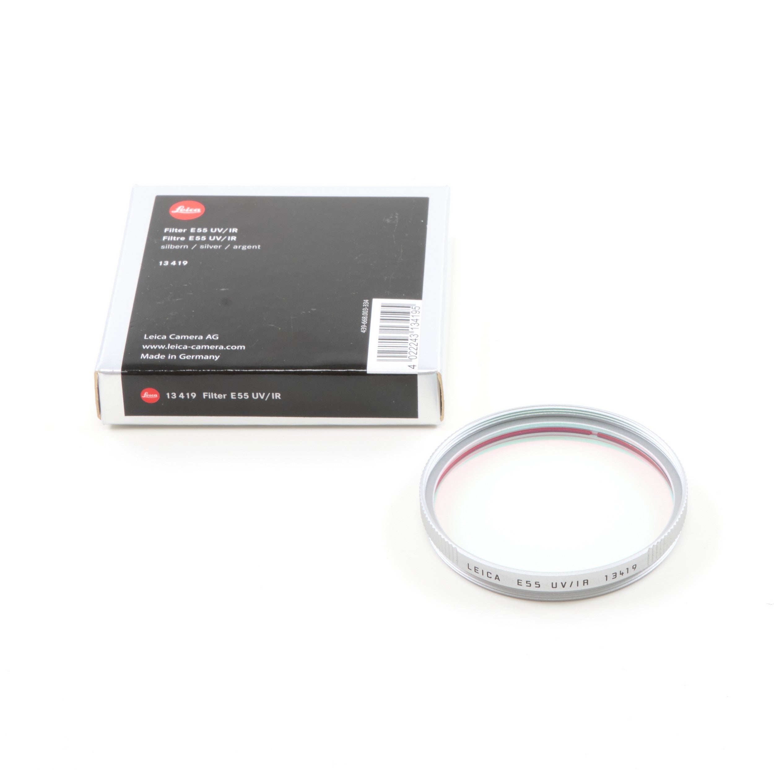 Leica E55 UV/IR Filter Silver + Box