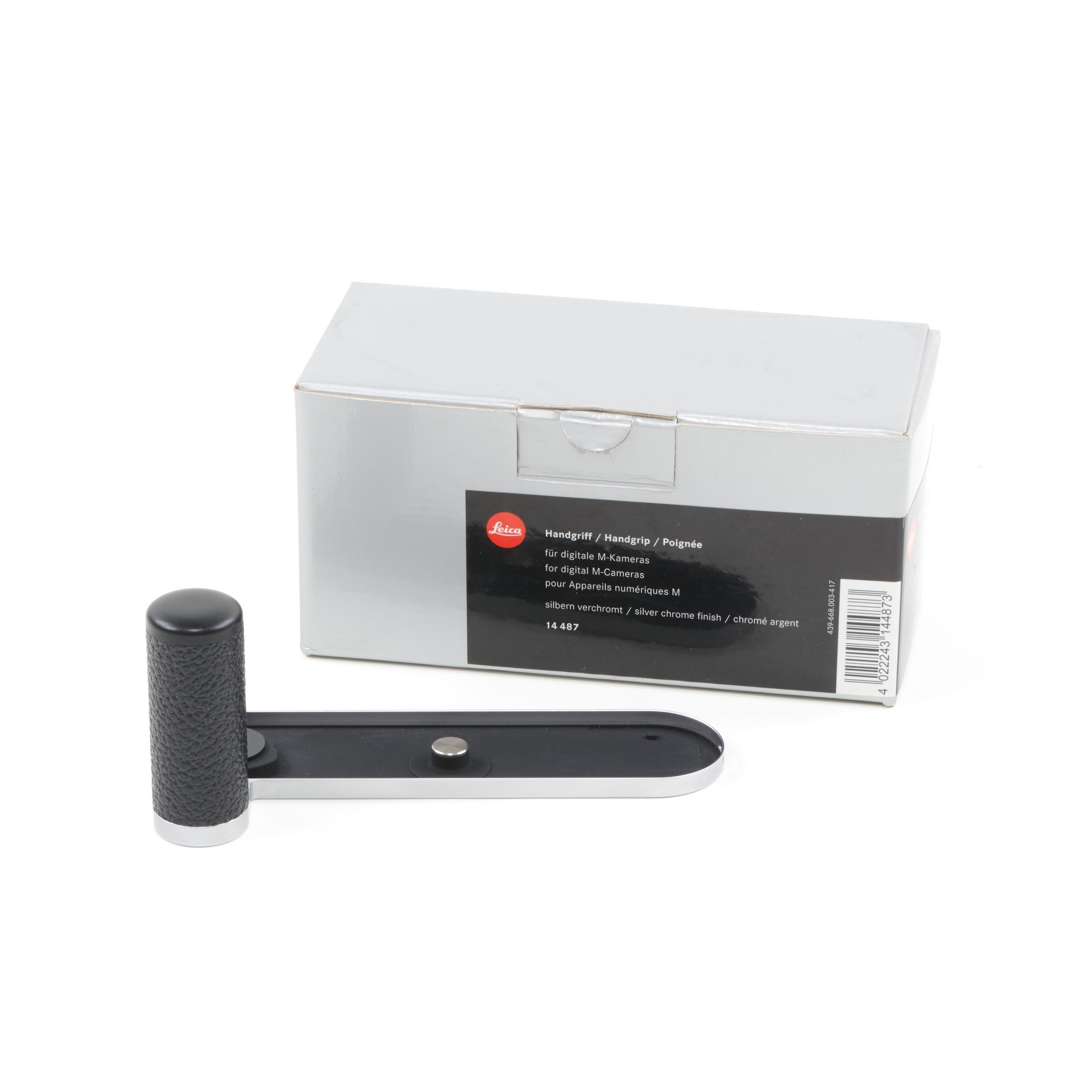 Leica Handgrip Silver For M8 / M9 / M-E / M Monochrom + Box