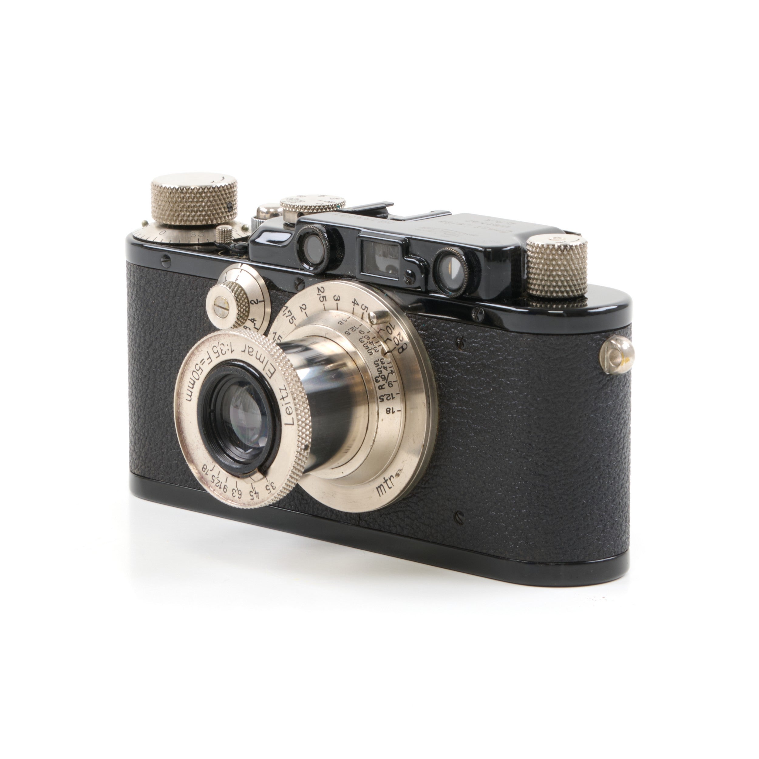 Leica III + Leitz 50mm f3.5 Elmar Set Black Nickel