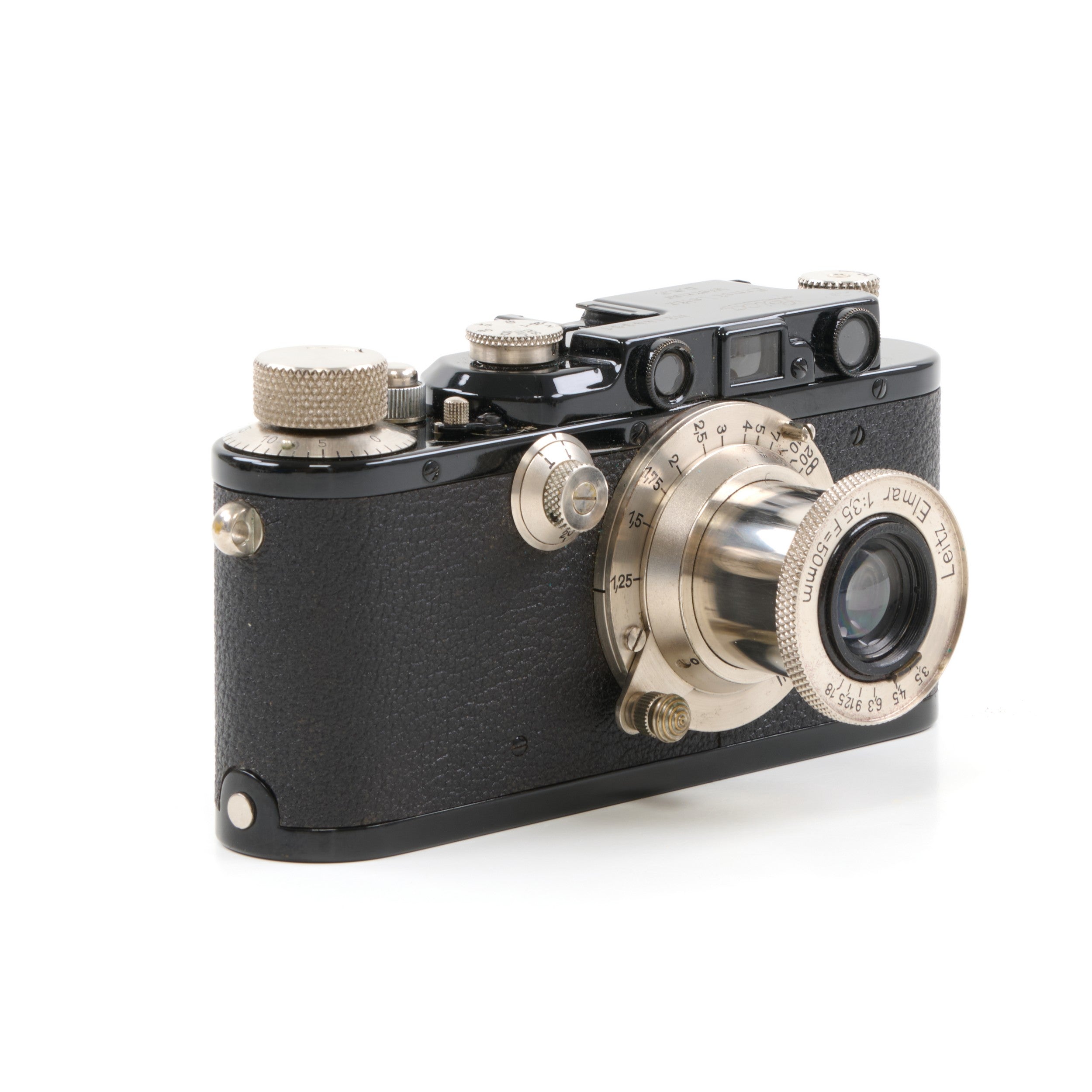 Leica III + Leitz 50mm f3.5 Elmar Set Black Nickel
