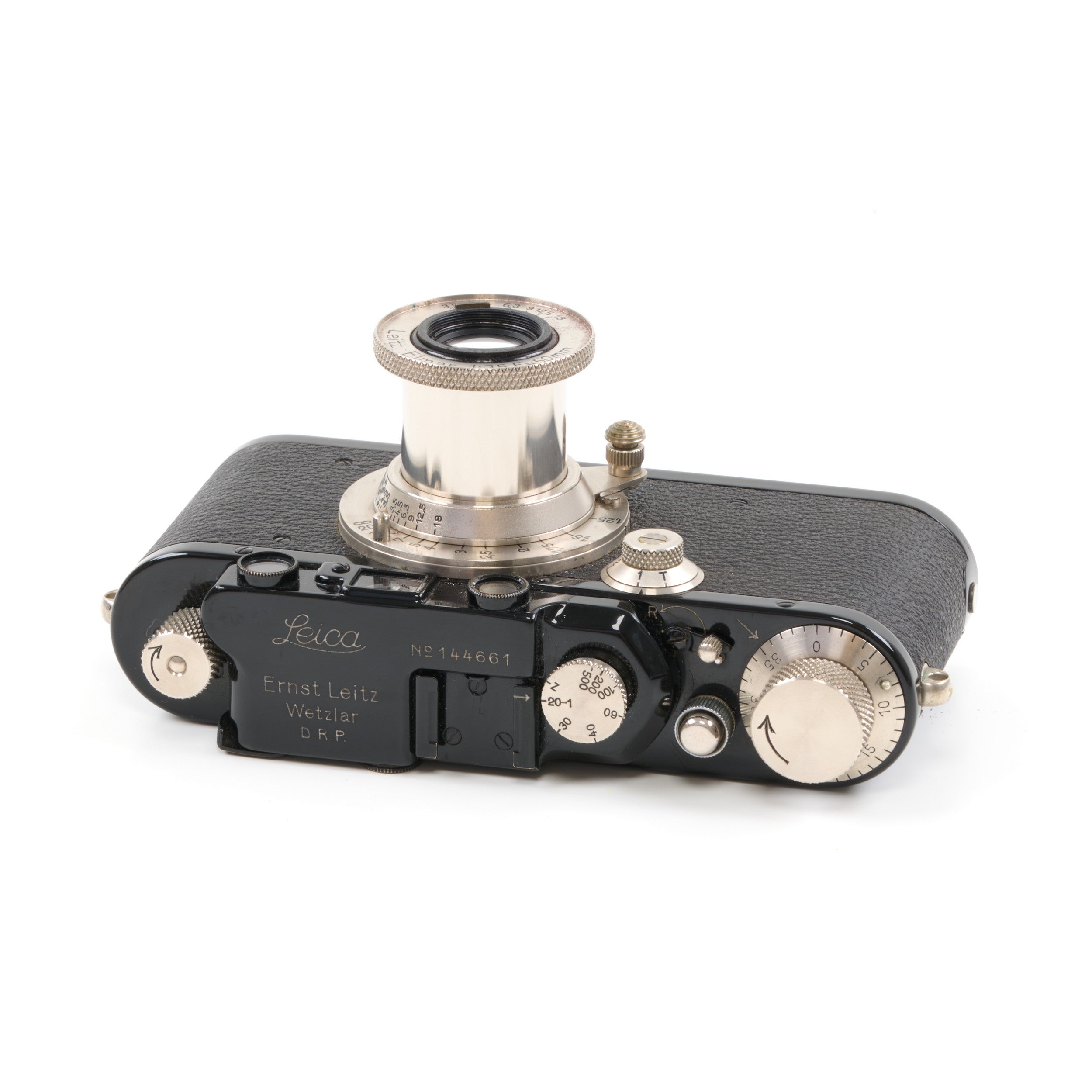 Leica III + Leitz 50mm f3.5 Elmar Set Black Nickel