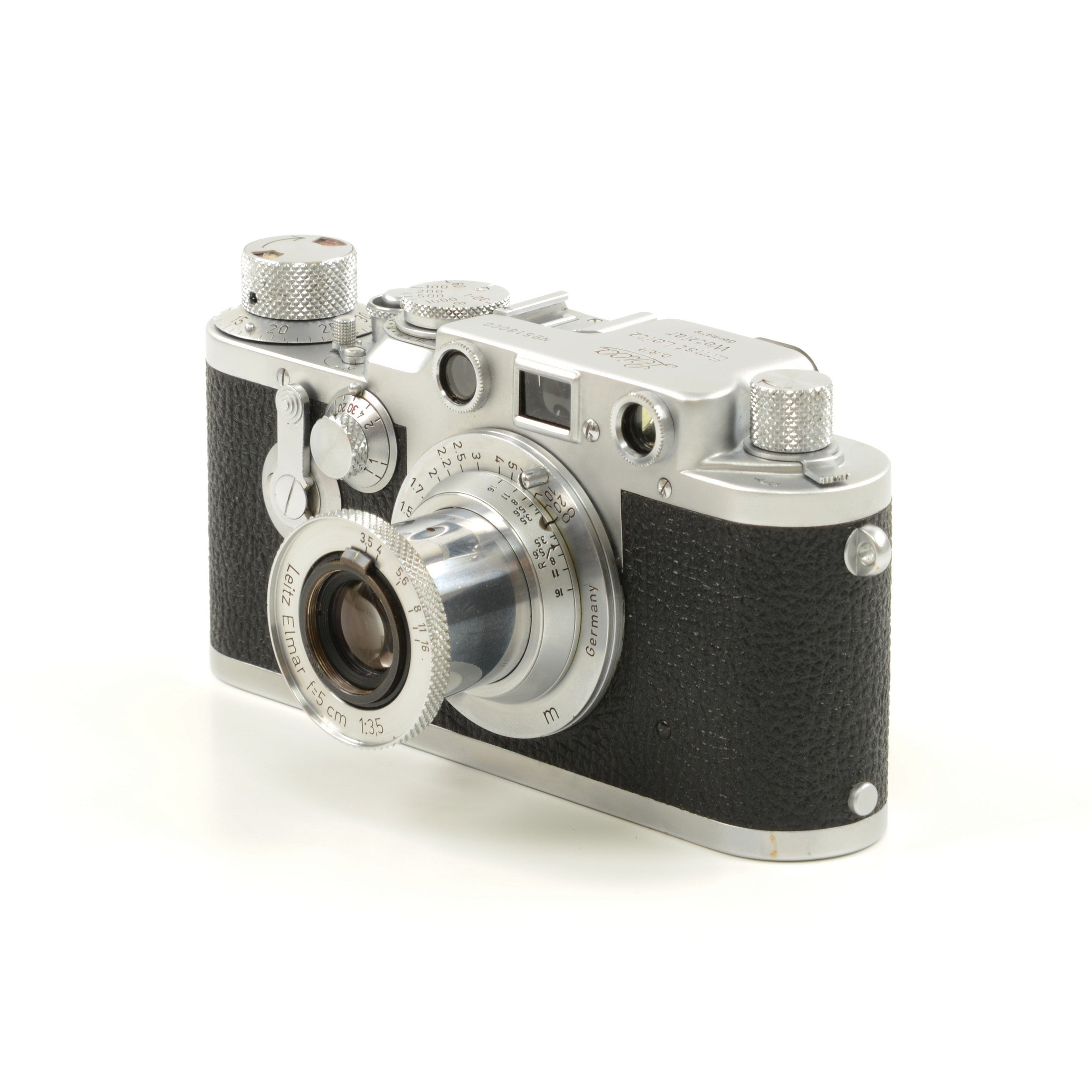 Leica IIIC Conversion IIIF + Leitz 50mm f3.5 Elmar + Box Extremely Nice Number !!!