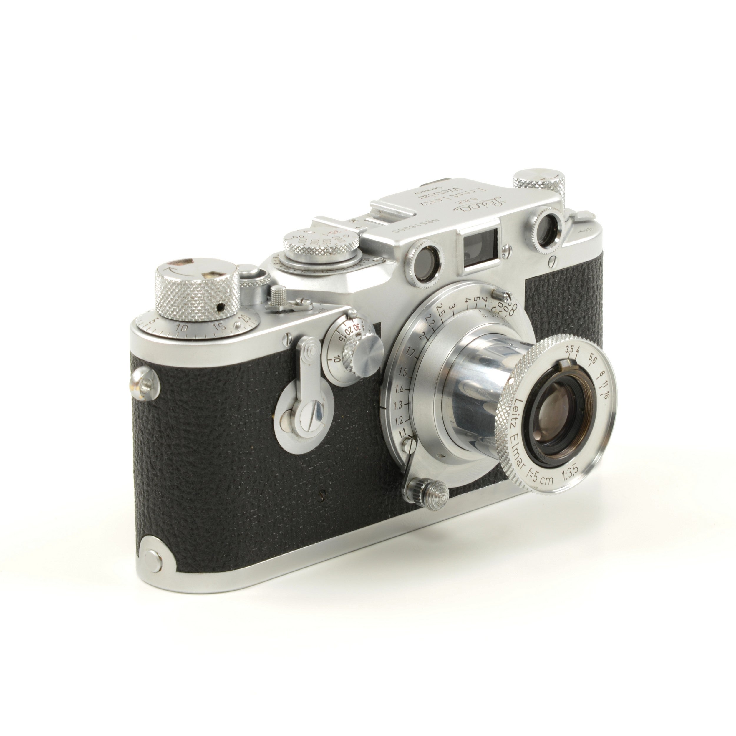 Leica IIIC Conversion IIIF + Leitz 50mm f3.5 Elmar + Box Extremely Nice Number !!!