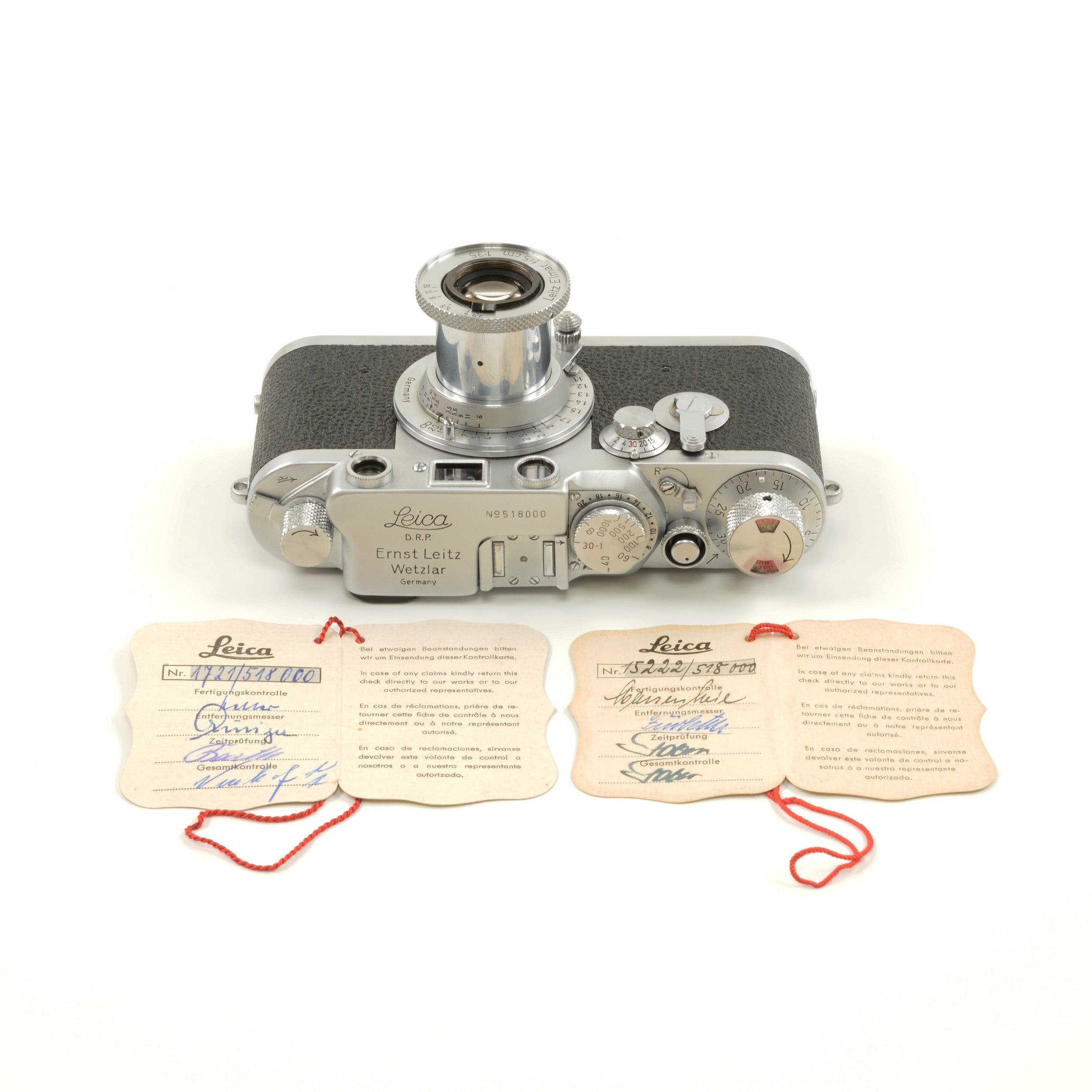 Leica IIIC Conversion IIIF + Leitz 50mm f3.5 Elmar + Box Extremely Nice Number !!!