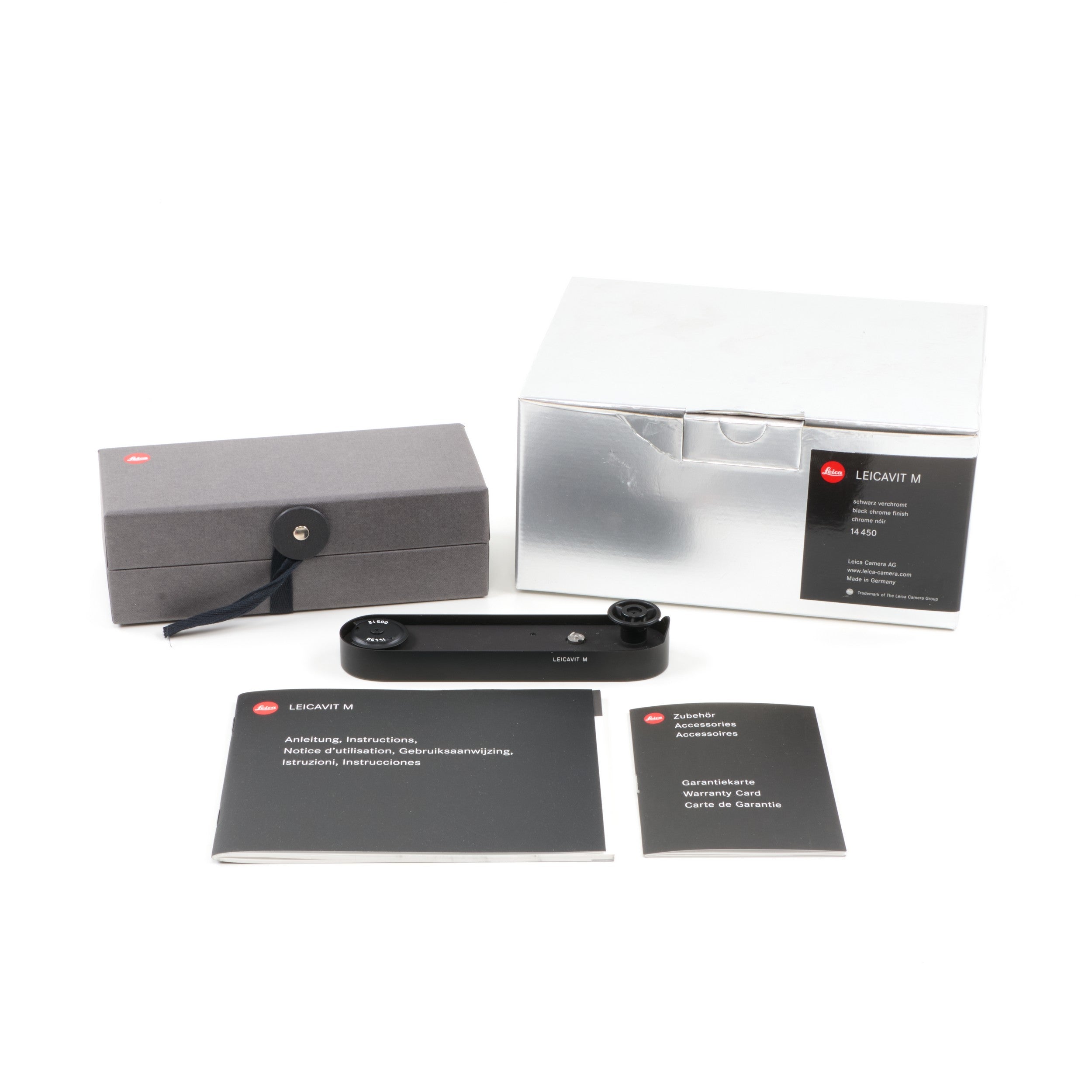 Leica Leicavit-M Black Chrome + Box
