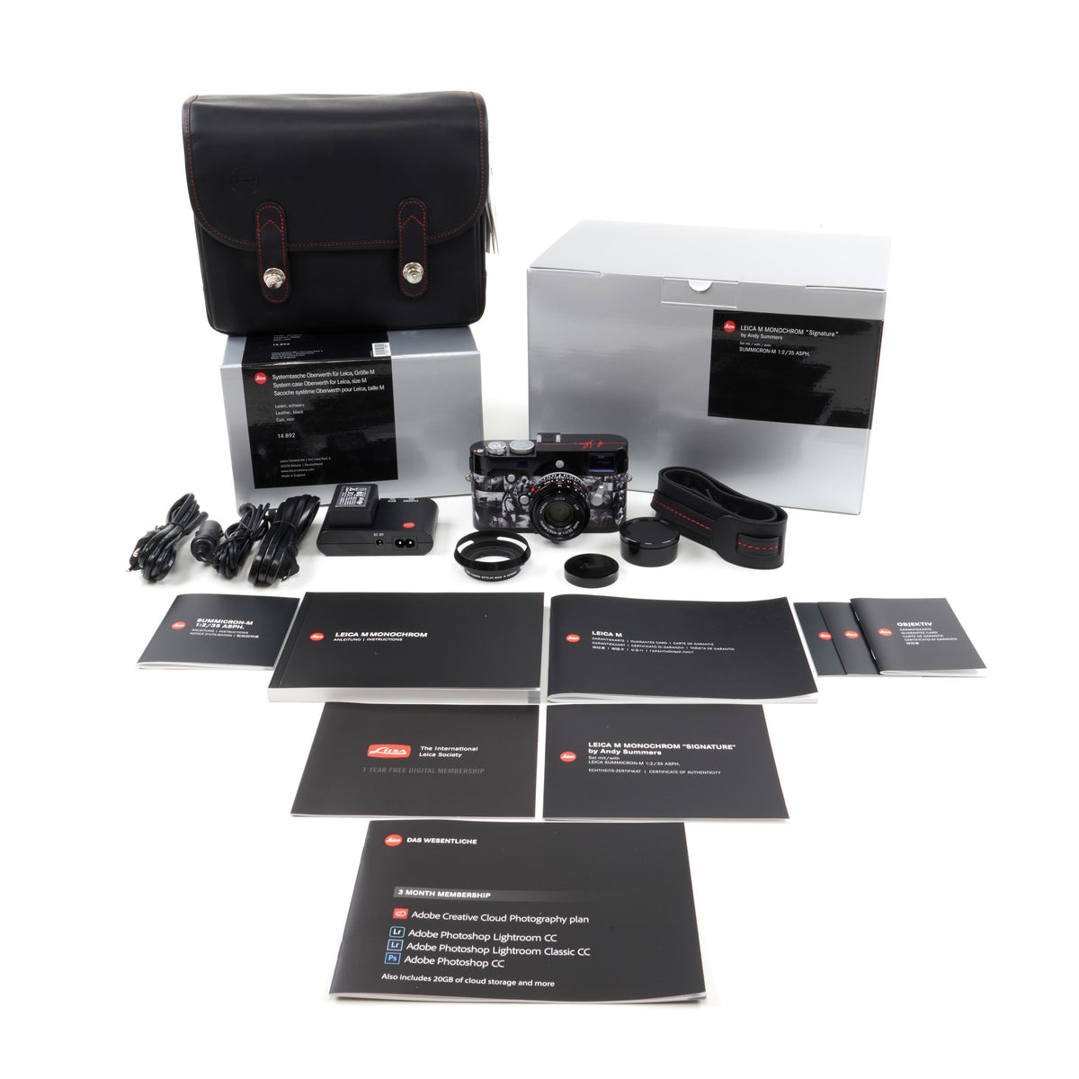 Leica M Monochrom "Signature" by Andy Summers + Box
