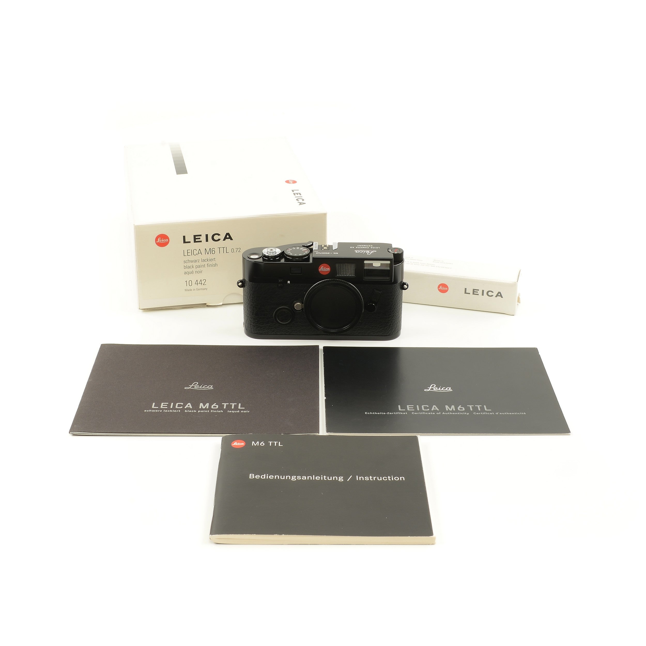 Leica M6 TTL Millennium Black Paint + Box